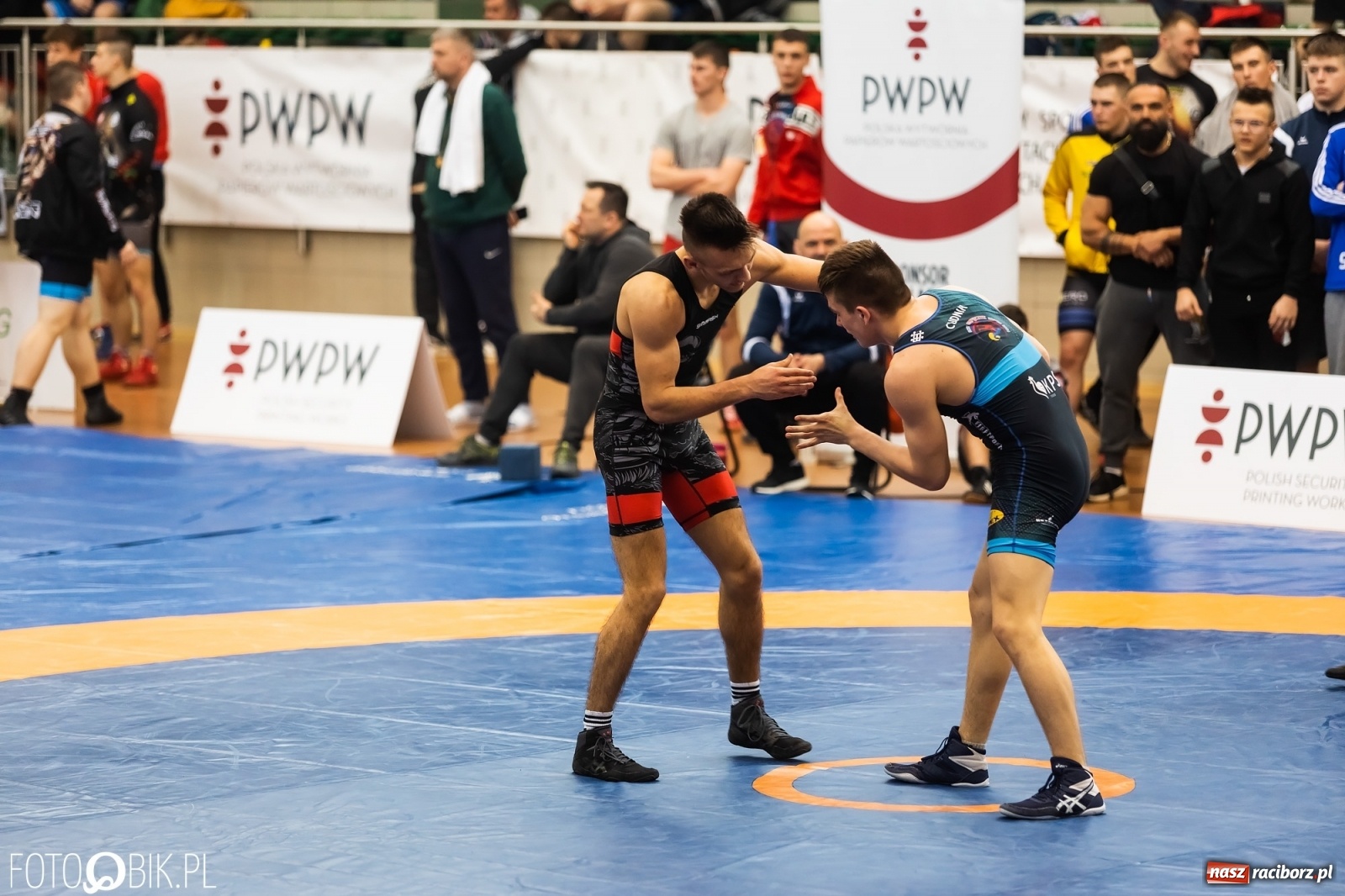 Zdjęcie w galerii na portalu naszraciborz.pl: W Arenie Rafako trwają Mistrzostwa Polski Juniorów w Zapasach wiadomości z regionu