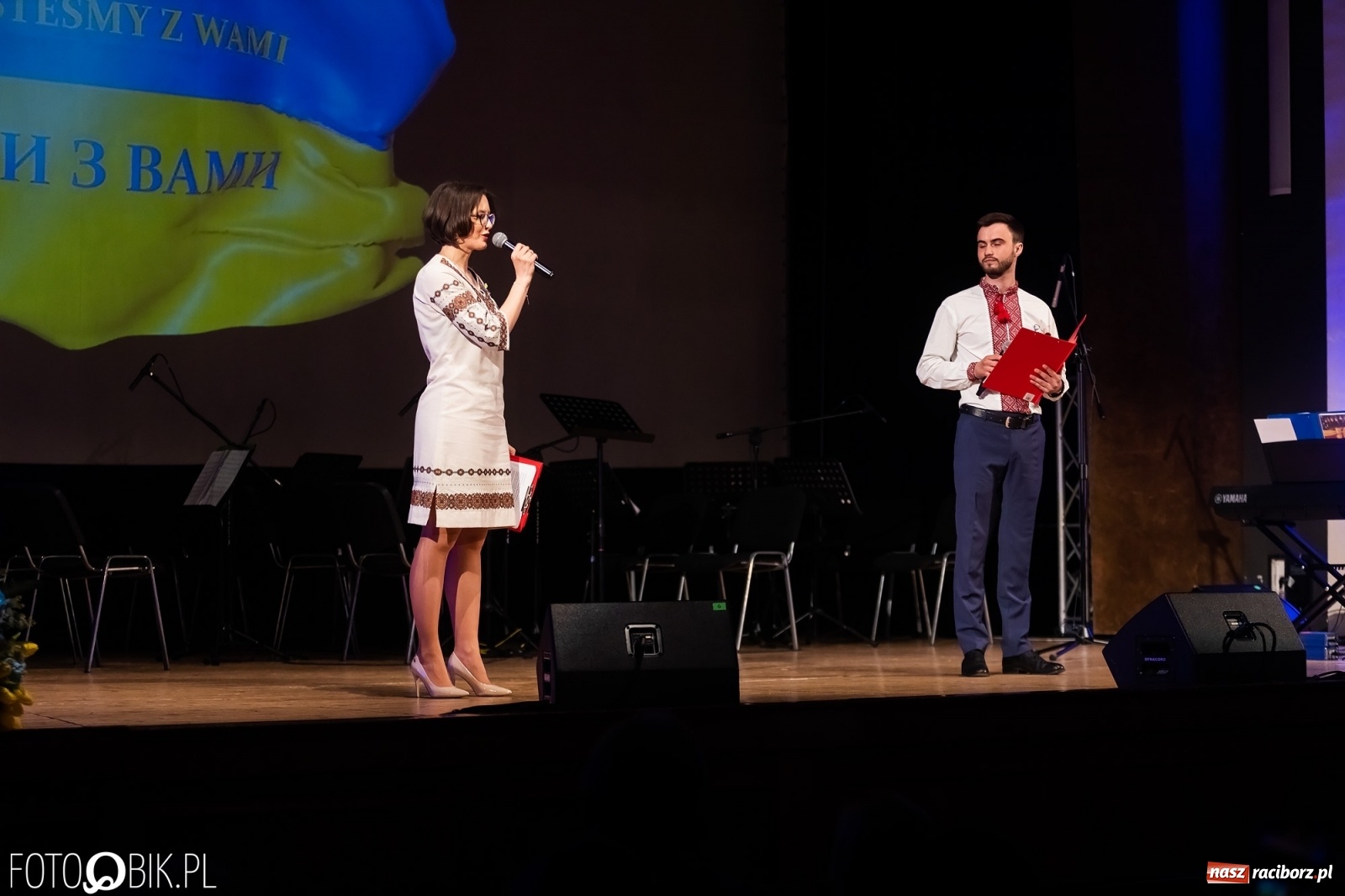 Zdjęcie w galerii na portalu naszraciborz.pl: Koncert dla Ukrainy w Raciborskim Centrum Kultury wiadomości z regionu