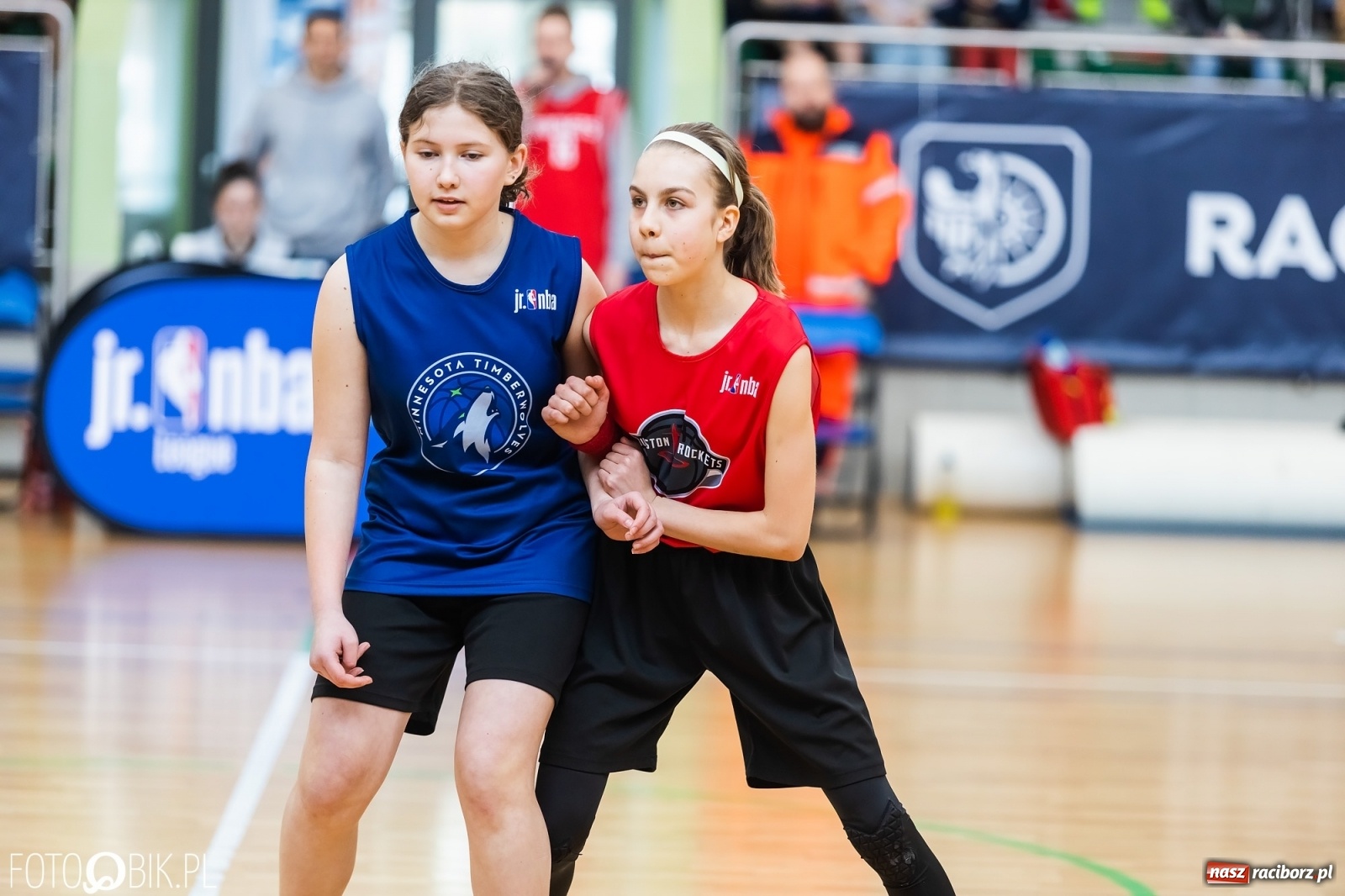 Zdjęcie w galerii na portalu naszraciborz.pl: Finał Konferencji Zachodniej Junior NBA w Arenie Rafako wiadomości z regionu