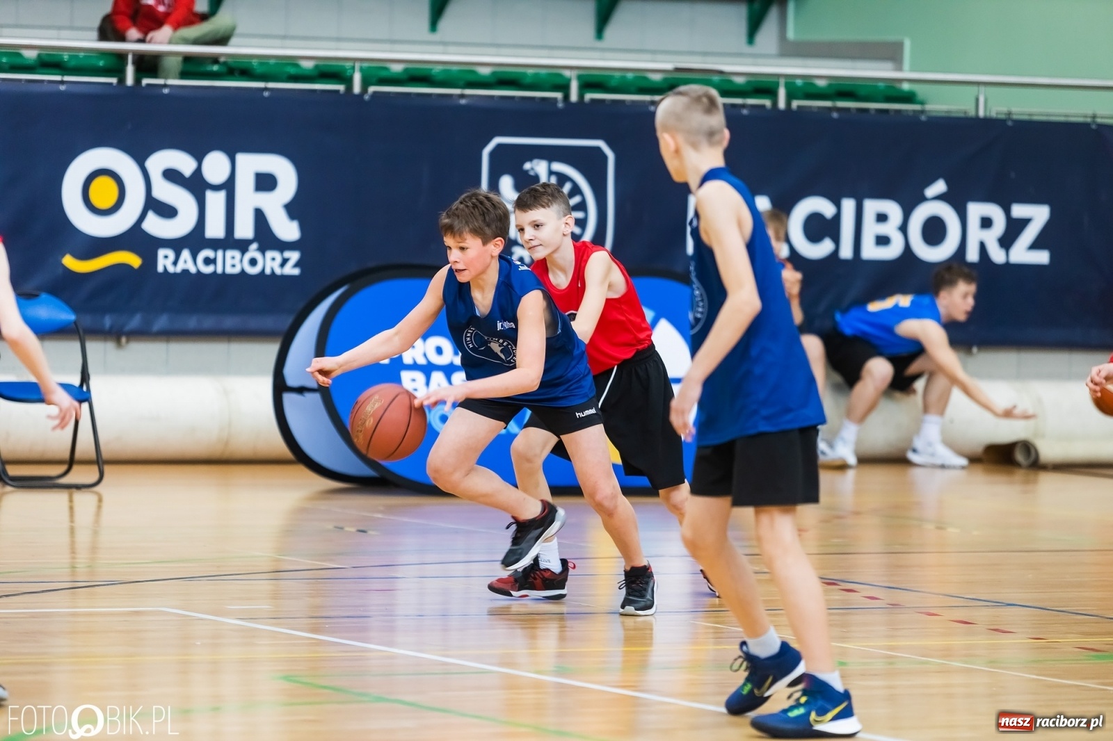 Zdjęcie w galerii na portalu naszraciborz.pl: Finał Konferencji Zachodniej Junior NBA w Arenie Rafako wiadomości z regionu