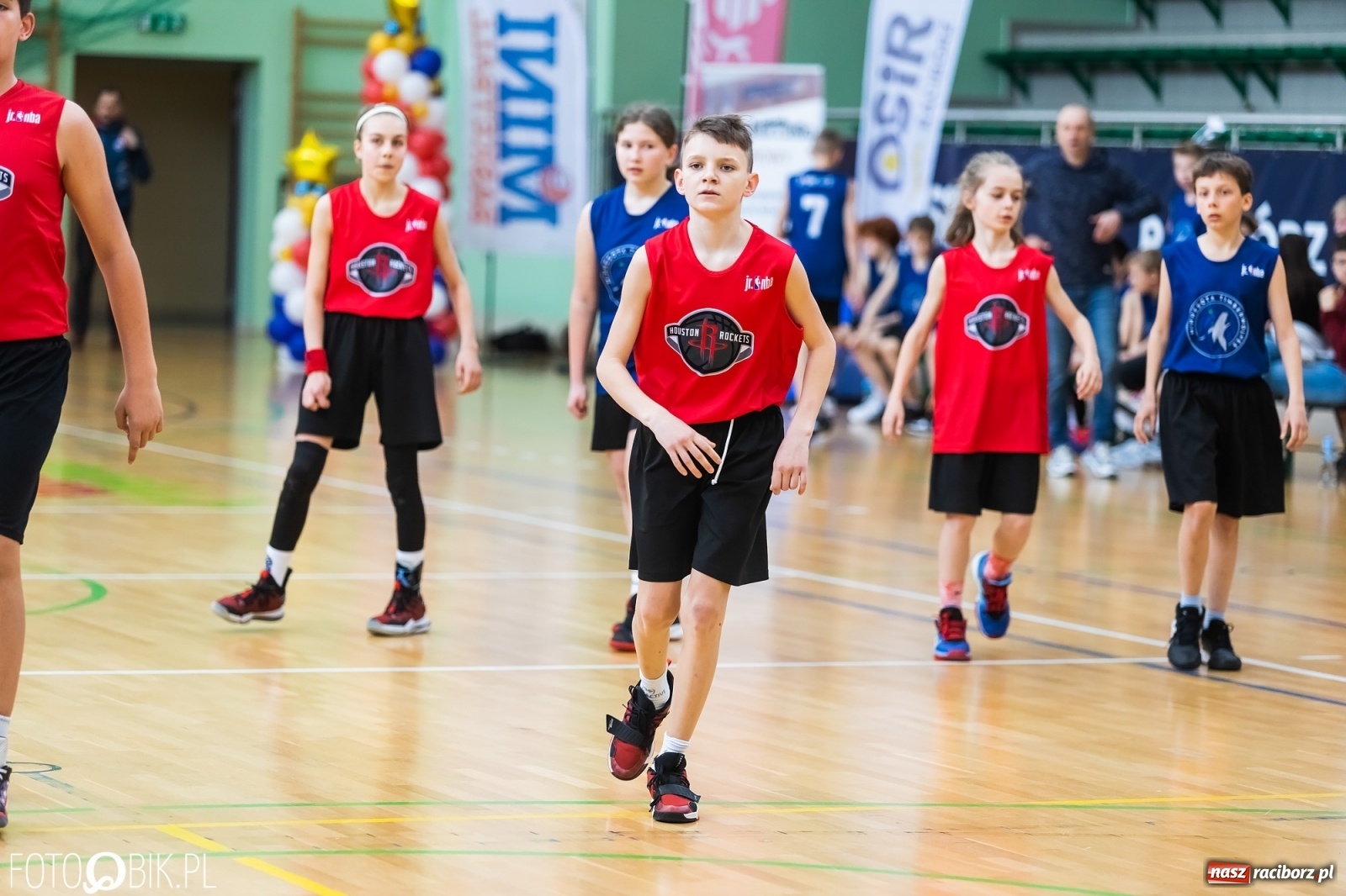 Zdjęcie w galerii na portalu naszraciborz.pl: Finał Konferencji Zachodniej Junior NBA w Arenie Rafako wiadomości z regionu