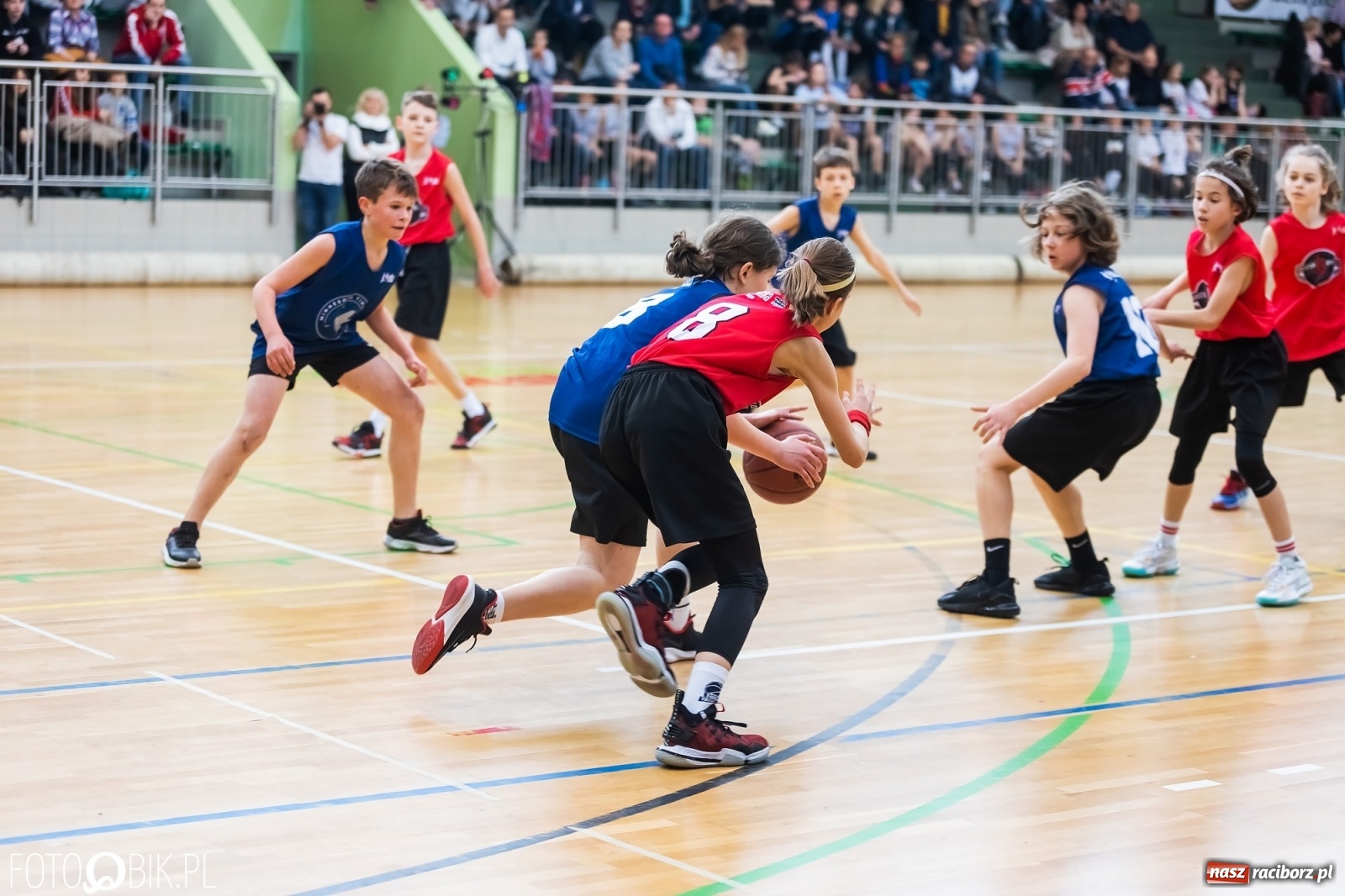 Zdjęcie w galerii na portalu naszraciborz.pl: Finał Konferencji Zachodniej Junior NBA w Arenie Rafako wiadomości z regionu