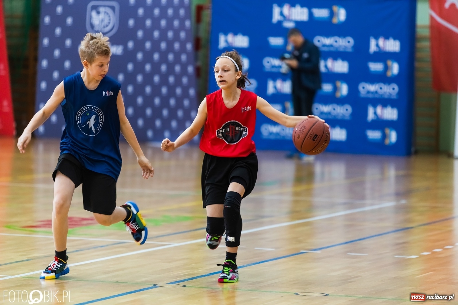 Zdjęcie w galerii na portalu naszraciborz.pl: Finał Konferencji Zachodniej Junior NBA w Arenie Rafako wiadomości z regionu