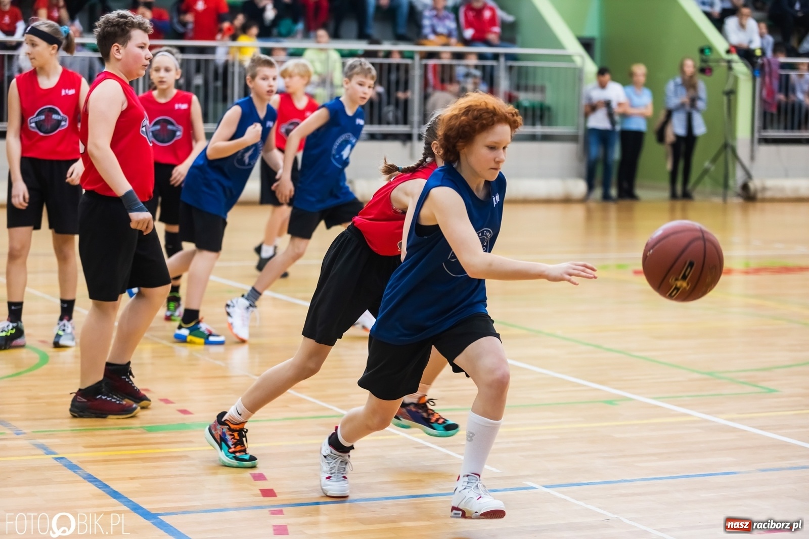 Zdjęcie w galerii na portalu naszraciborz.pl: Finał Konferencji Zachodniej Junior NBA w Arenie Rafako wiadomości z regionu