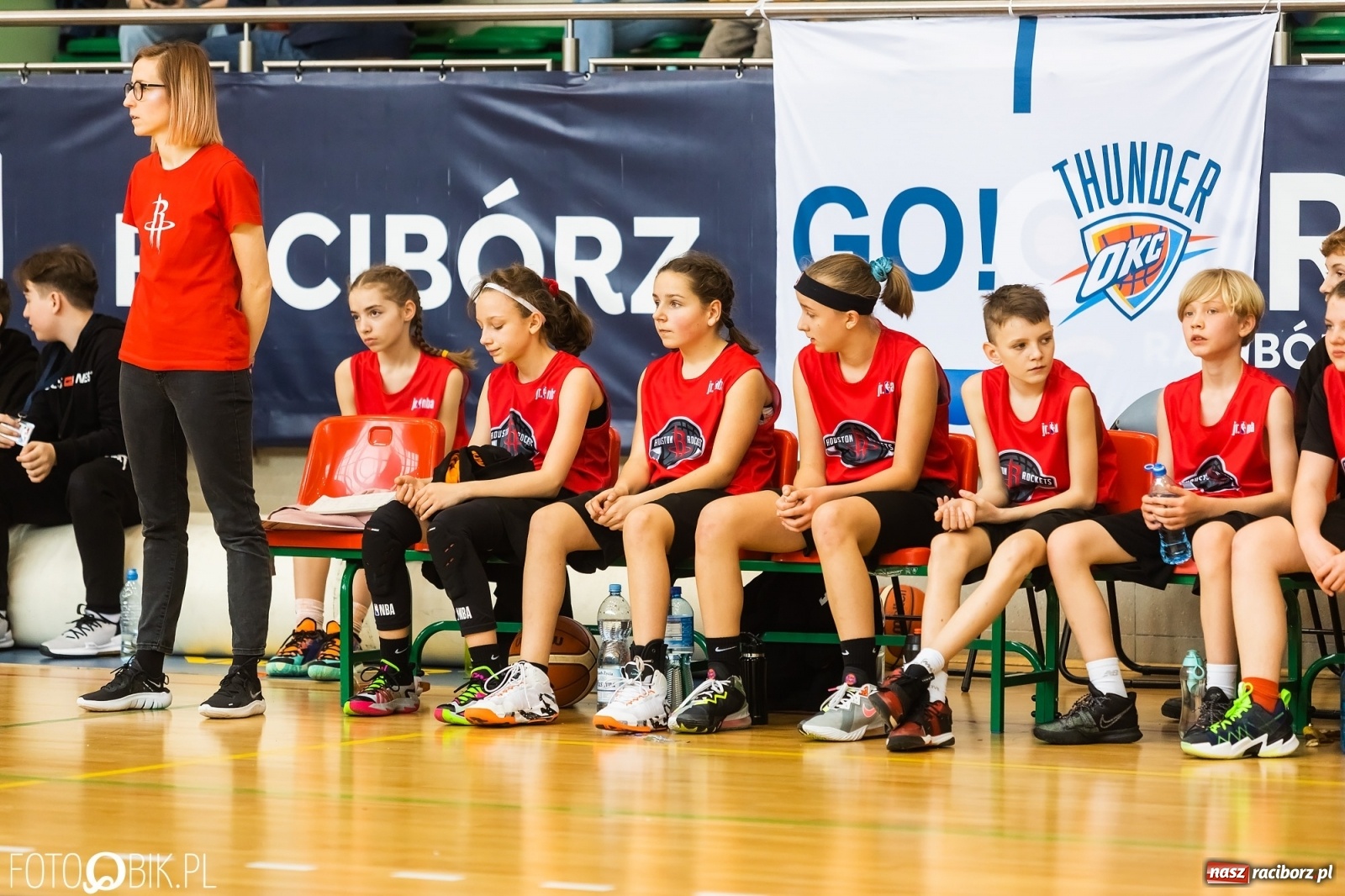 Zdjęcie w galerii na portalu naszraciborz.pl: Finał Konferencji Zachodniej Junior NBA w Arenie Rafako wiadomości z regionu