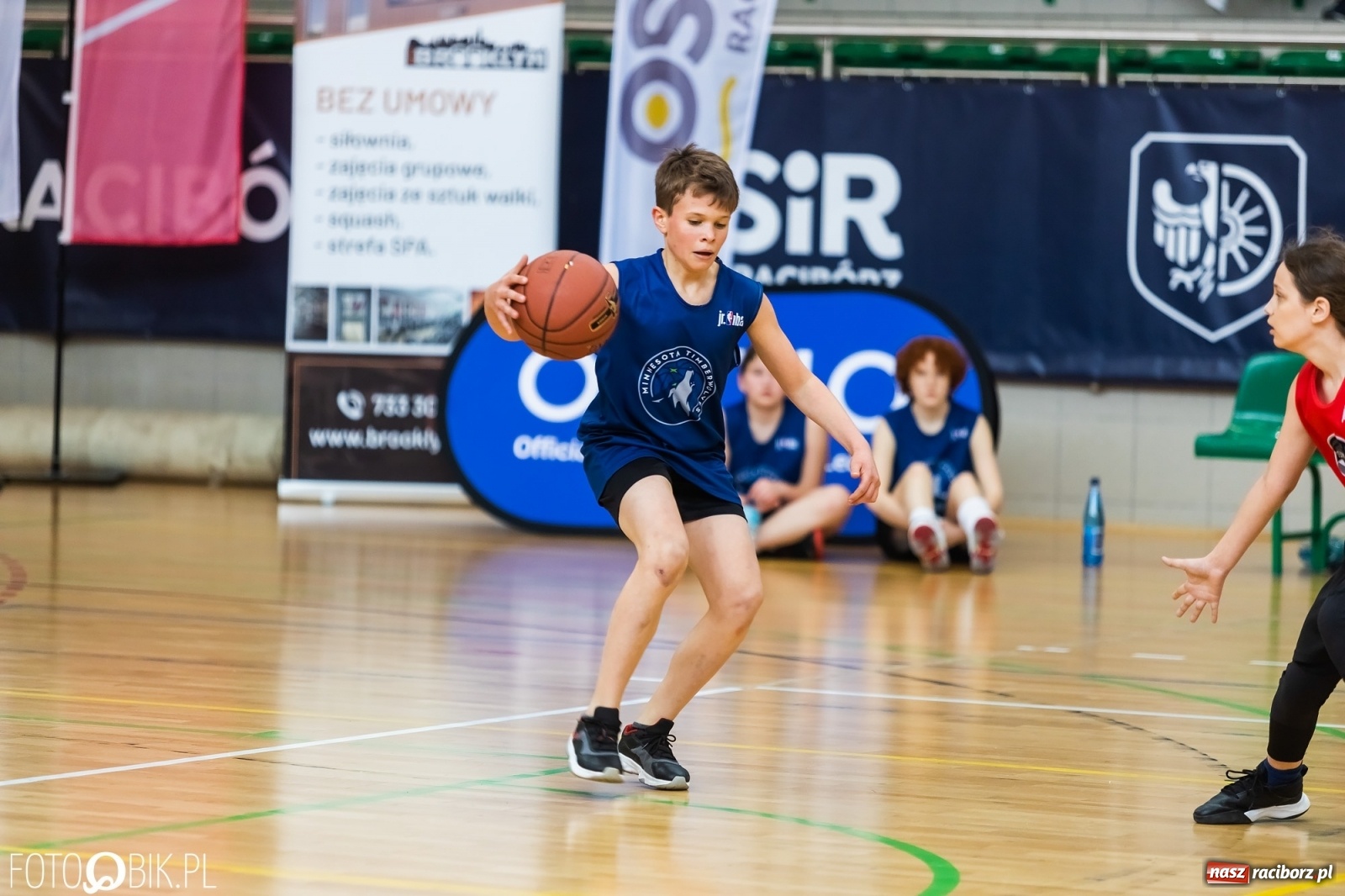 Zdjęcie w galerii na portalu naszraciborz.pl: Finał Konferencji Zachodniej Junior NBA w Arenie Rafako wiadomości z regionu