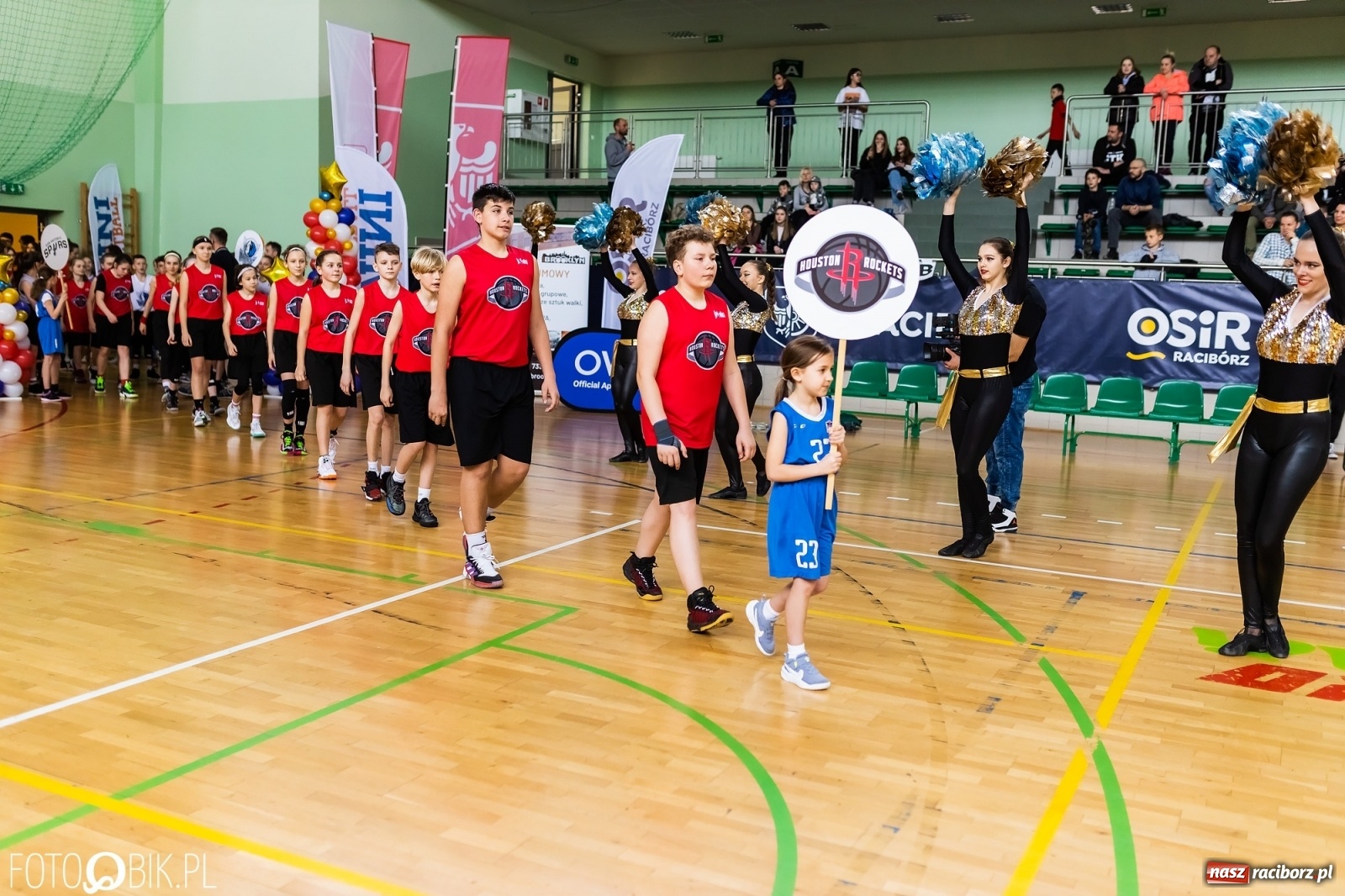 Zdjęcie w galerii na portalu naszraciborz.pl: Finał Konferencji Zachodniej Junior NBA w Arenie Rafako wiadomości z regionu