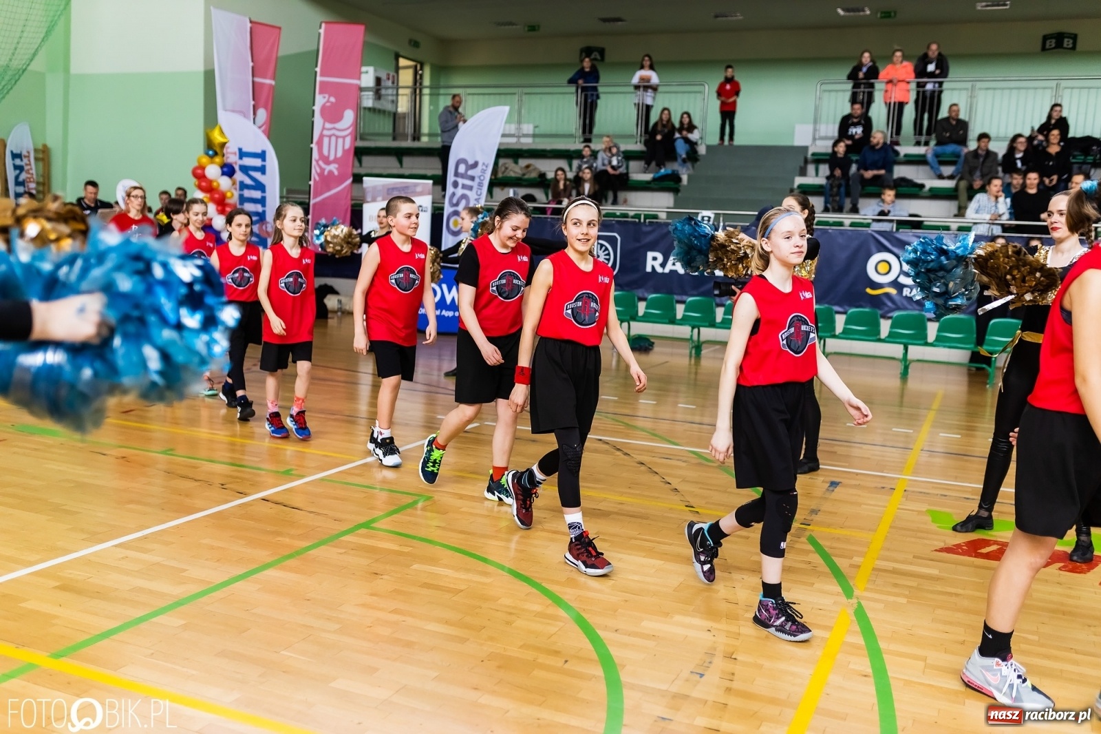 Zdjęcie w galerii na portalu naszraciborz.pl: Finał Konferencji Zachodniej Junior NBA w Arenie Rafako wiadomości z regionu