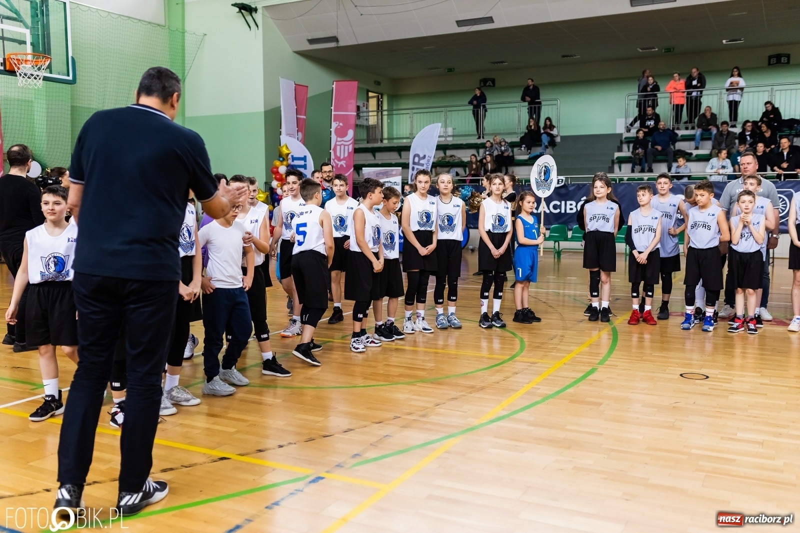 Zdjęcie w galerii na portalu naszraciborz.pl: Finał Konferencji Zachodniej Junior NBA w Arenie Rafako wiadomości z regionu