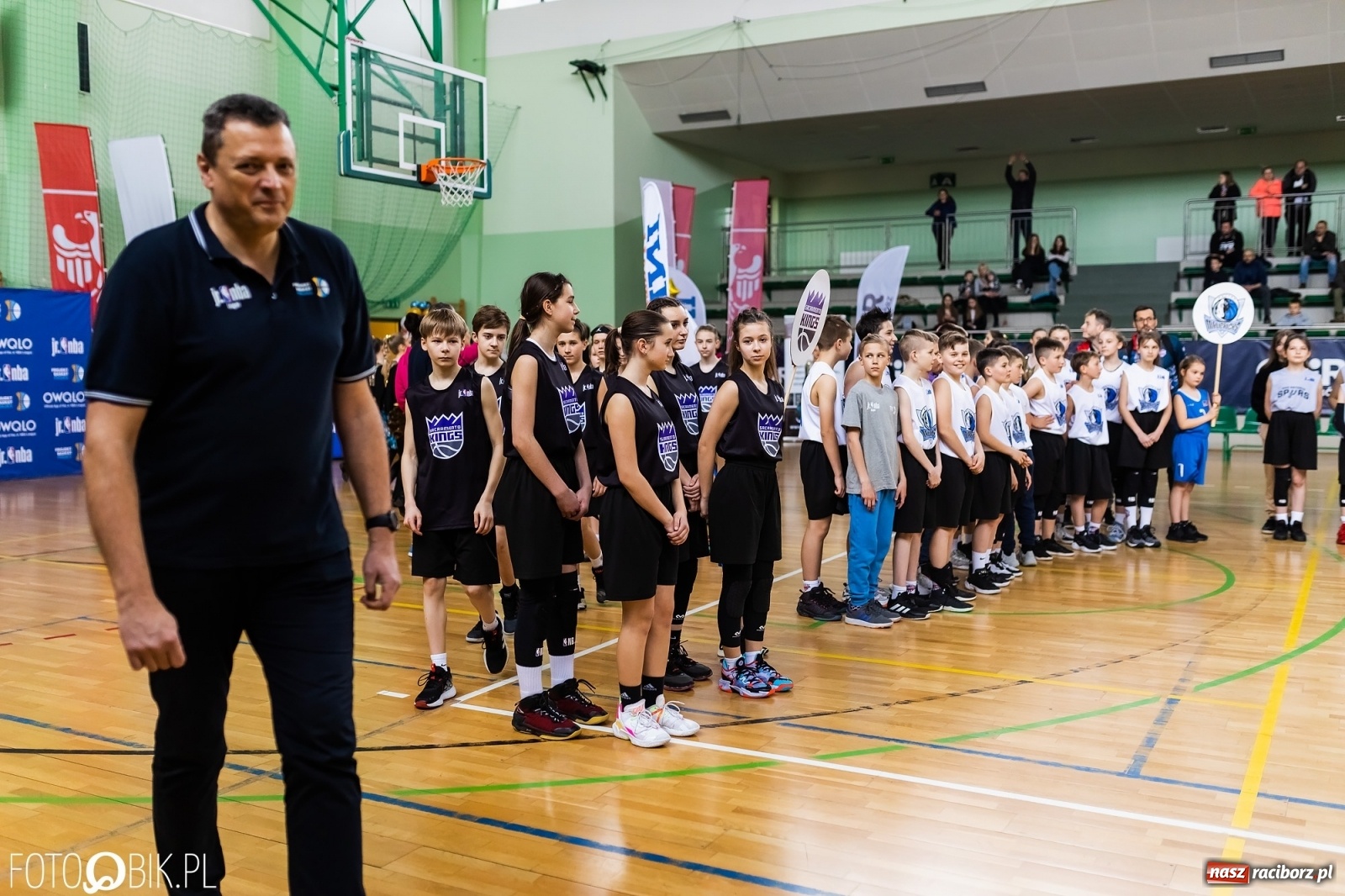 Zdjęcie w galerii na portalu naszraciborz.pl: Finał Konferencji Zachodniej Junior NBA w Arenie Rafako wiadomości z regionu