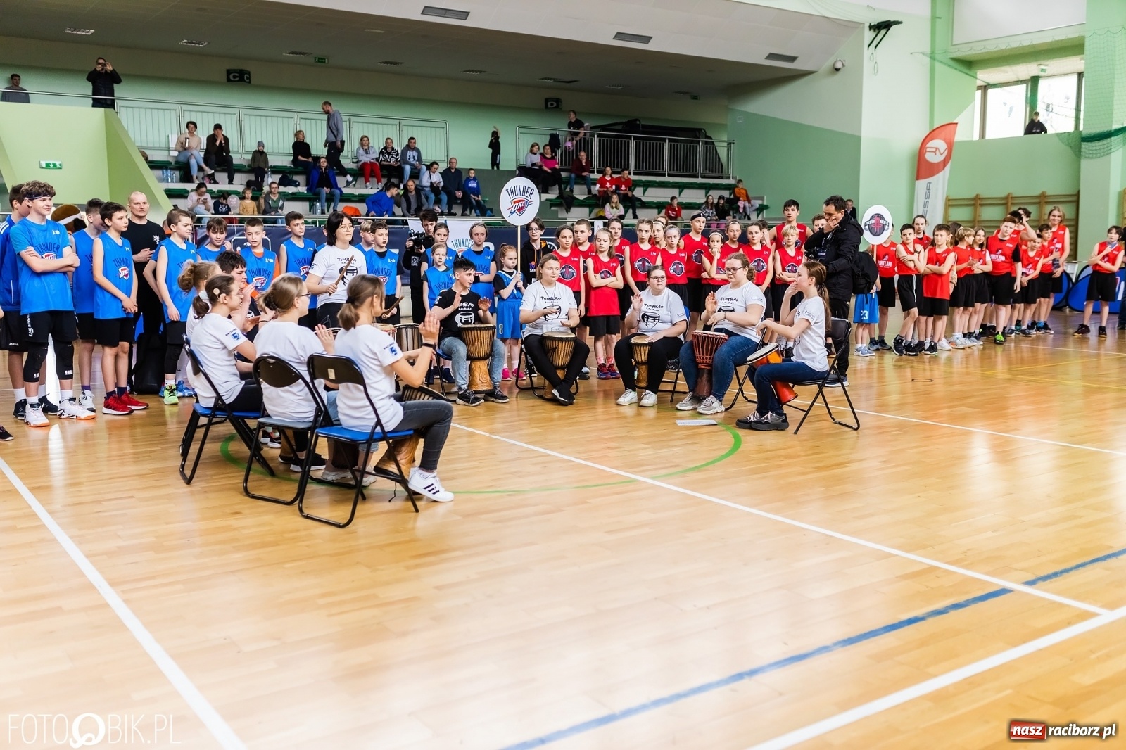 Zdjęcie w galerii na portalu naszraciborz.pl: Finał Konferencji Zachodniej Junior NBA w Arenie Rafako wiadomości z regionu