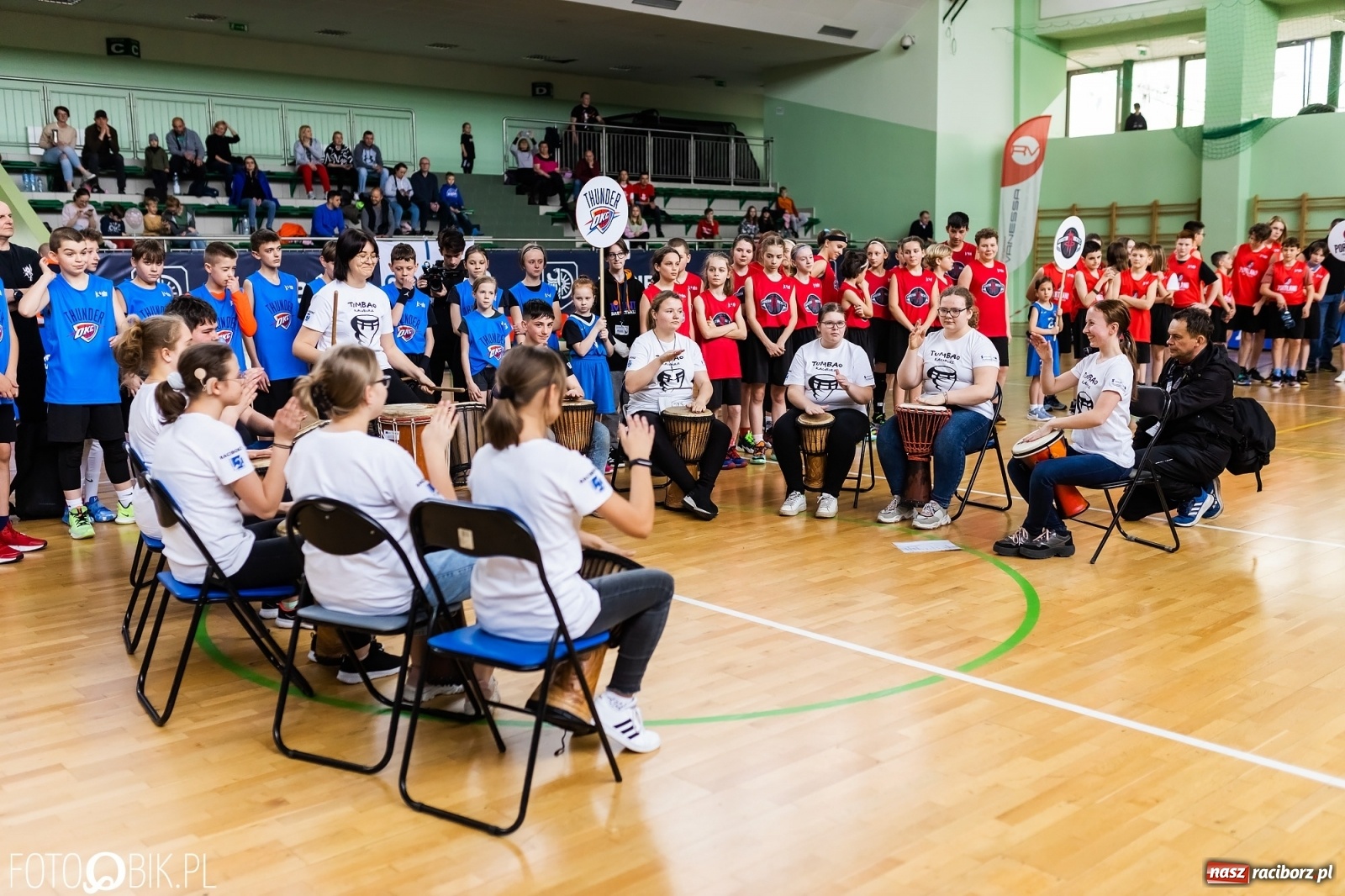 Zdjęcie w galerii na portalu naszraciborz.pl: Finał Konferencji Zachodniej Junior NBA w Arenie Rafako wiadomości z regionu