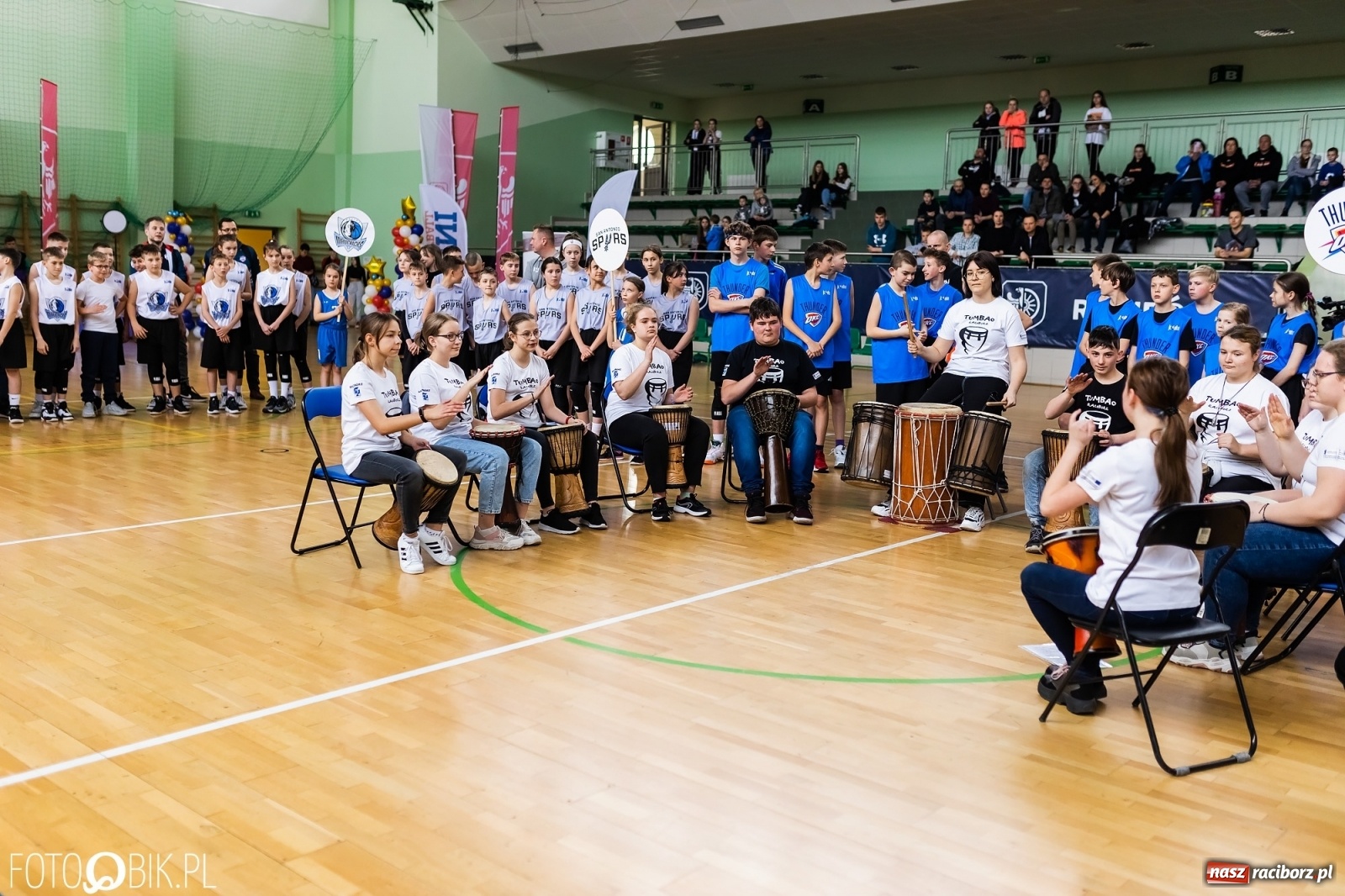 Zdjęcie w galerii na portalu naszraciborz.pl: Finał Konferencji Zachodniej Junior NBA w Arenie Rafako wiadomości z regionu