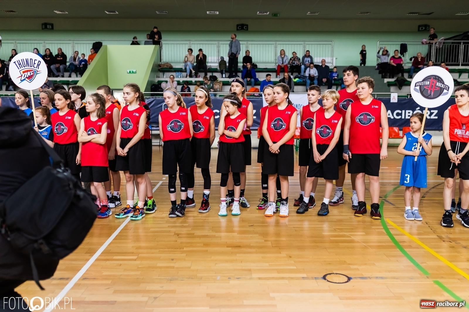 Zdjęcie w galerii na portalu naszraciborz.pl: Finał Konferencji Zachodniej Junior NBA w Arenie Rafako wiadomości z regionu