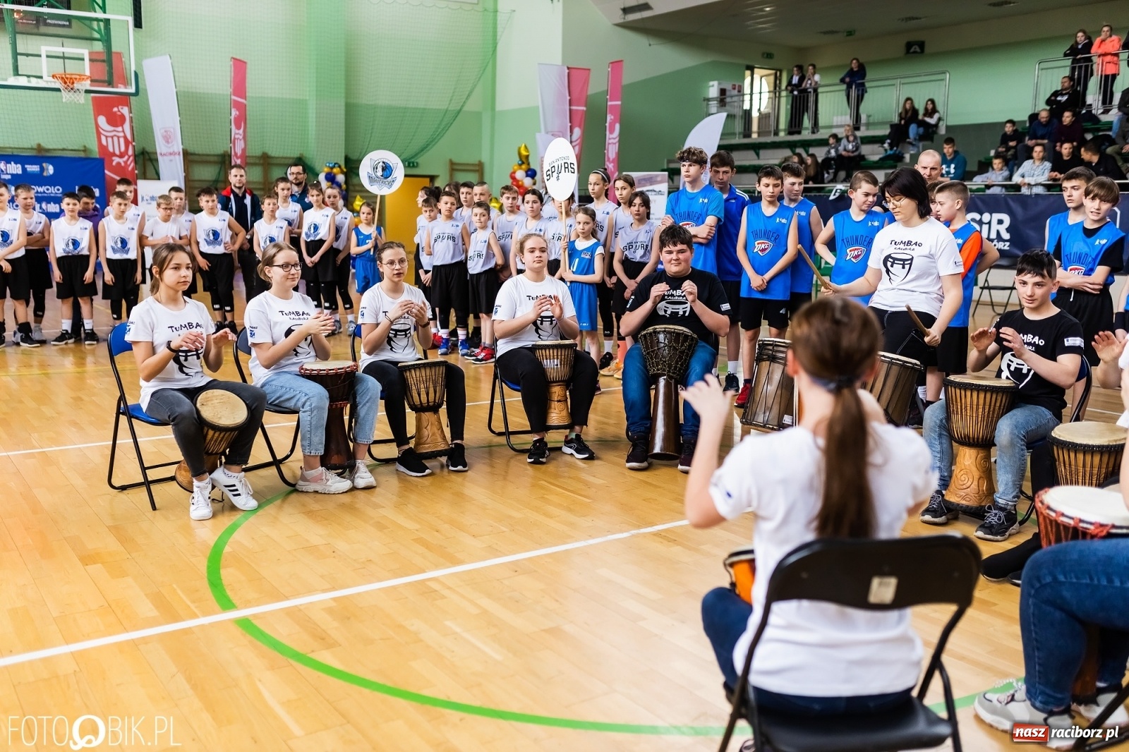 Zdjęcie w galerii na portalu naszraciborz.pl: Finał Konferencji Zachodniej Junior NBA w Arenie Rafako wiadomości z regionu