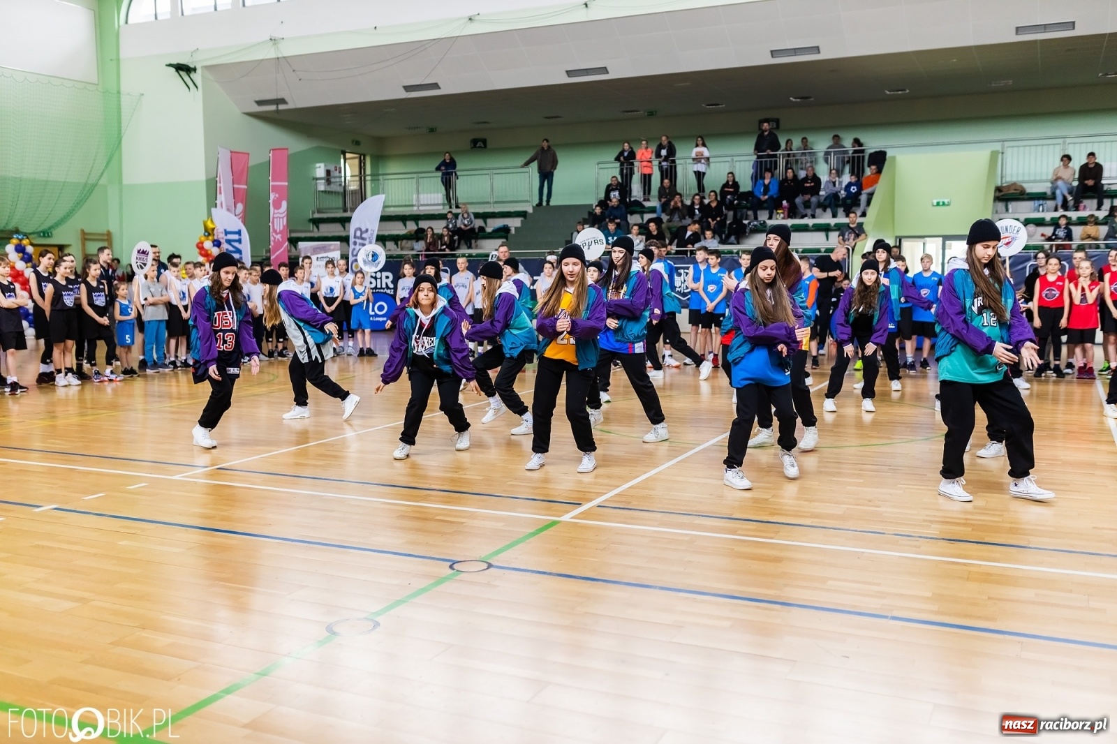 Zdjęcie w galerii na portalu naszraciborz.pl: Finał Konferencji Zachodniej Junior NBA w Arenie Rafako wiadomości z regionu