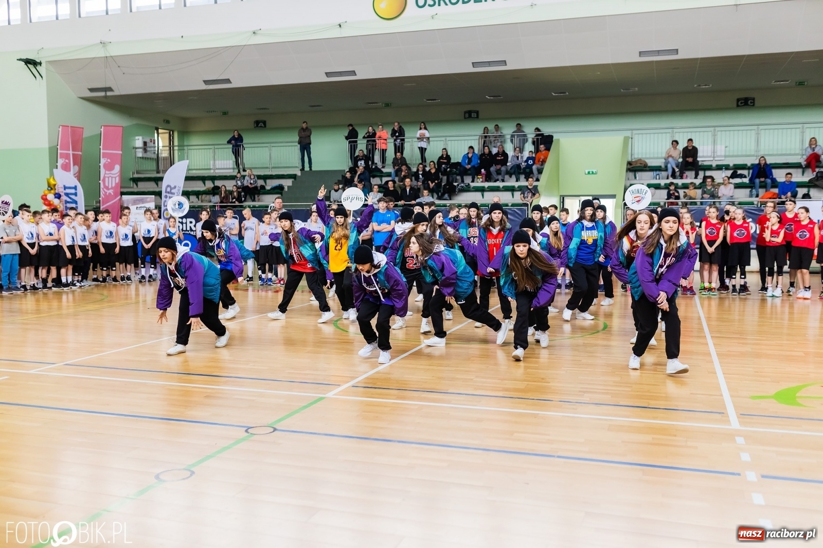 Zdjęcie w galerii na portalu naszraciborz.pl: Finał Konferencji Zachodniej Junior NBA w Arenie Rafako wiadomości z regionu