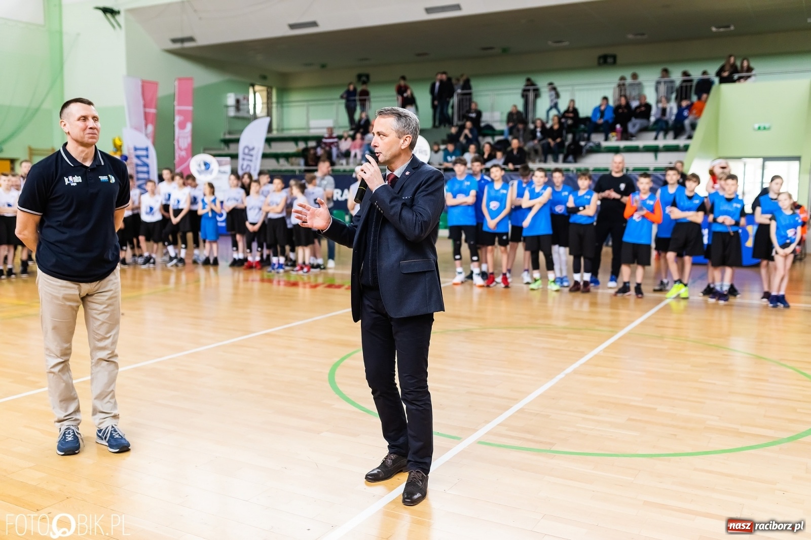 Zdjęcie w galerii na portalu naszraciborz.pl: Finał Konferencji Zachodniej Junior NBA w Arenie Rafako wiadomości z regionu