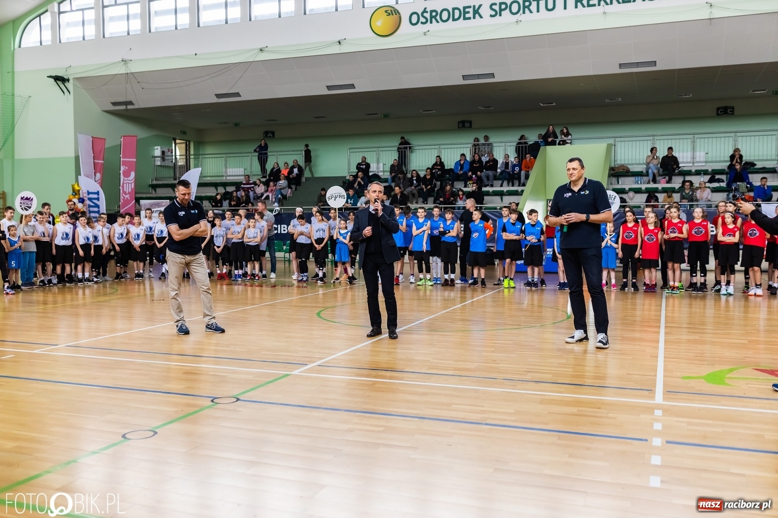 Zdjęcie w galerii na portalu naszraciborz.pl: Finał Konferencji Zachodniej Junior NBA w Arenie Rafako wiadomości z regionu