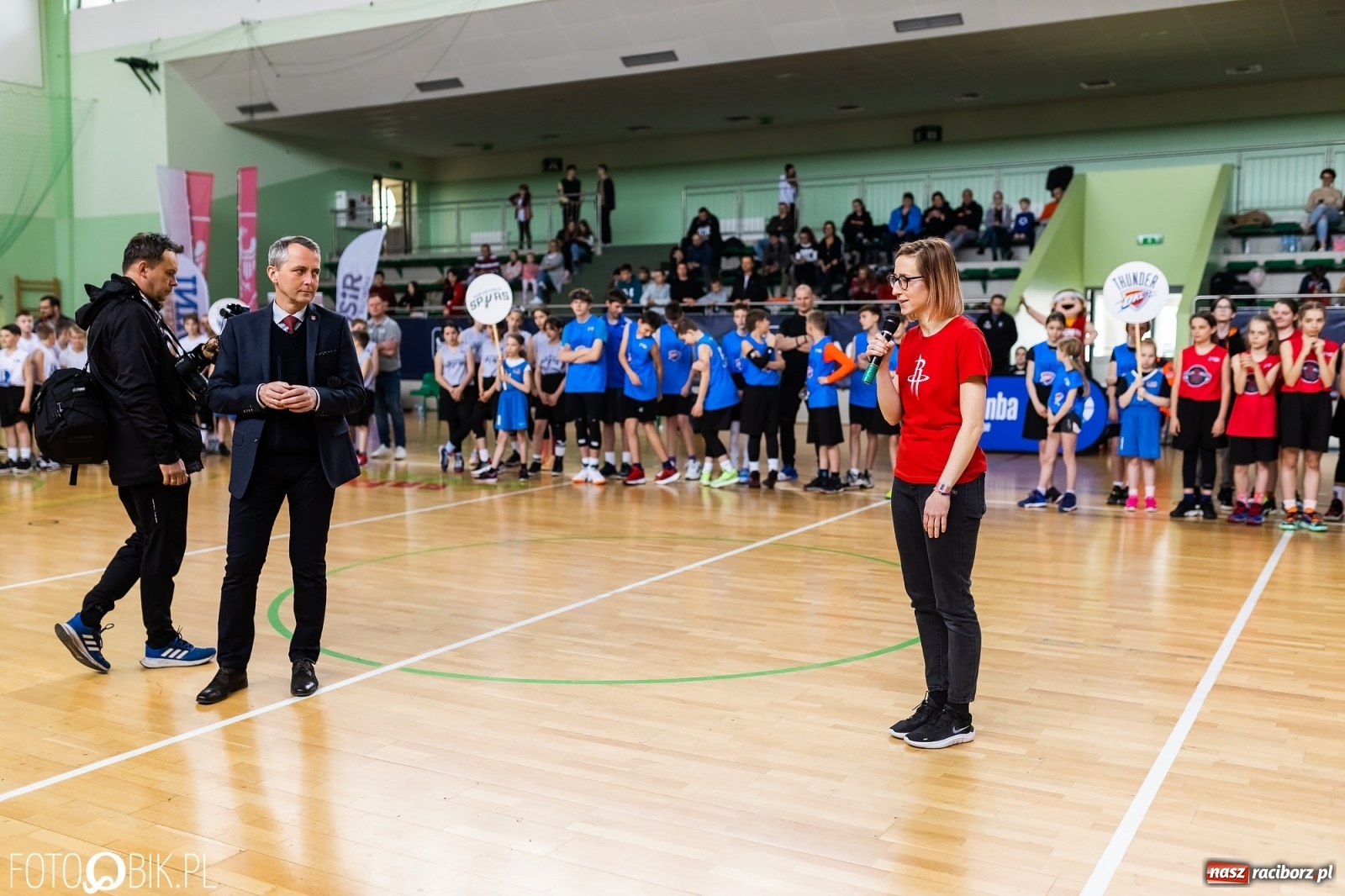 Zdjęcie w galerii na portalu naszraciborz.pl: Finał Konferencji Zachodniej Junior NBA w Arenie Rafako wiadomości z regionu