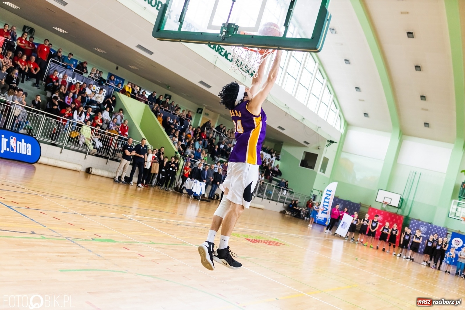 Zdjęcie w galerii na portalu naszraciborz.pl: Finał Konferencji Zachodniej Junior NBA w Arenie Rafako wiadomości z regionu