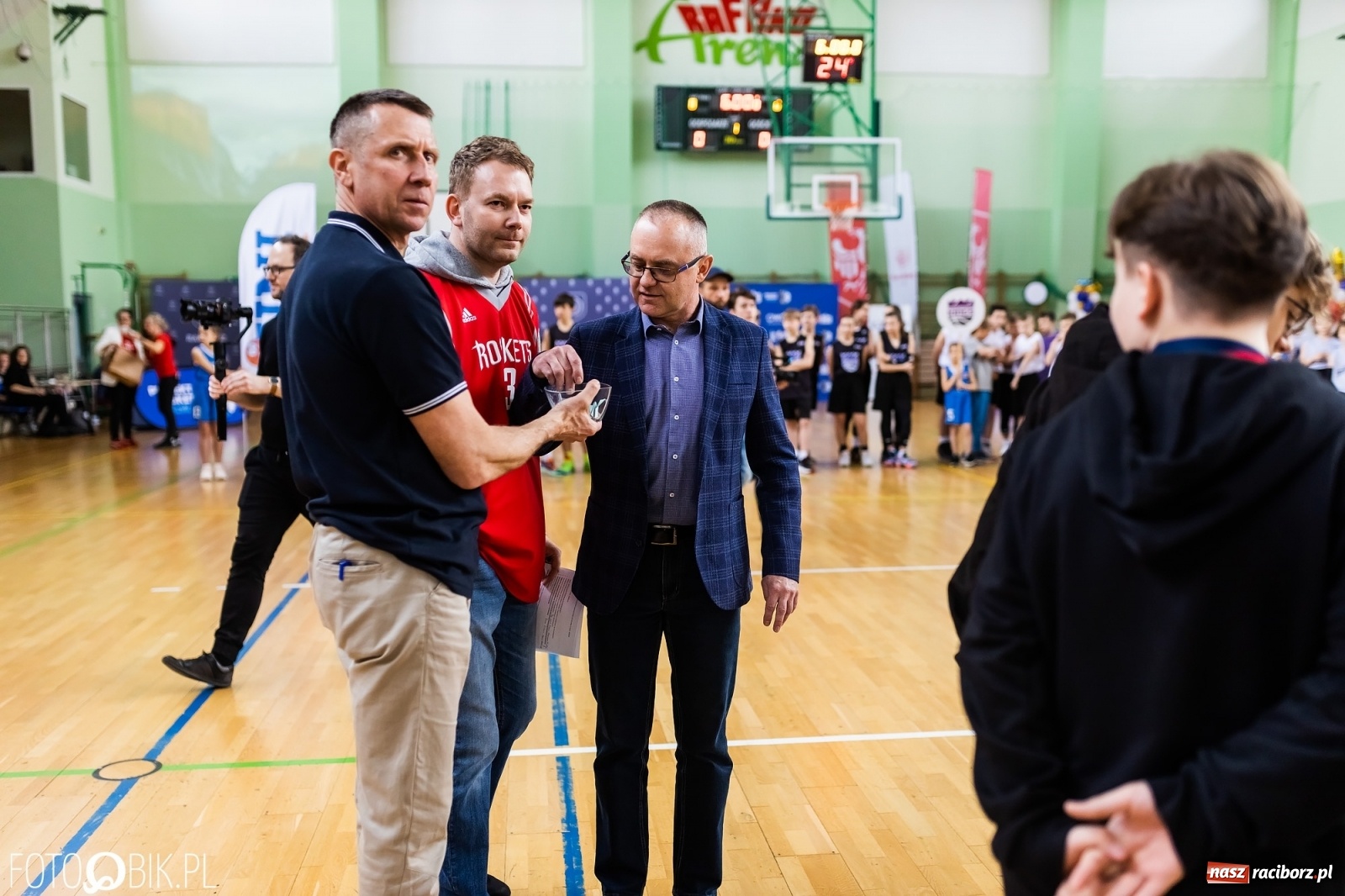 Zdjęcie w galerii na portalu naszraciborz.pl: Finał Konferencji Zachodniej Junior NBA w Arenie Rafako wiadomości z regionu