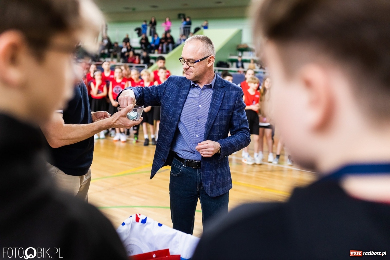 Zdjęcie w galerii na portalu naszraciborz.pl: Finał Konferencji Zachodniej Junior NBA w Arenie Rafako wiadomości z regionu