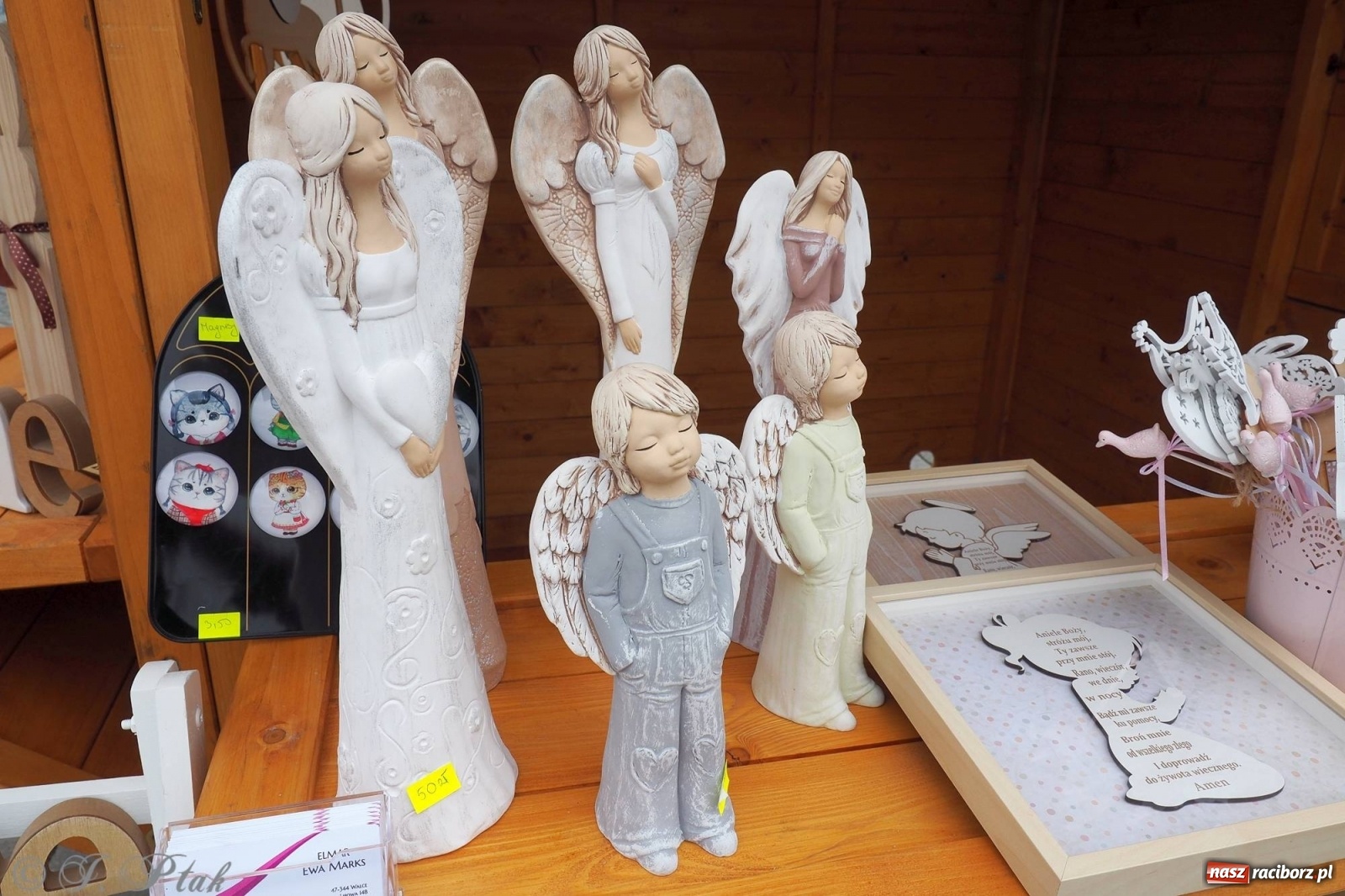 Zdjęcie w galerii na portalu naszraciborz.pl: Pod dobrym aniołem. Wielkanocne inspiracje na jarmarku w Raciborzu wiadomości z regionu