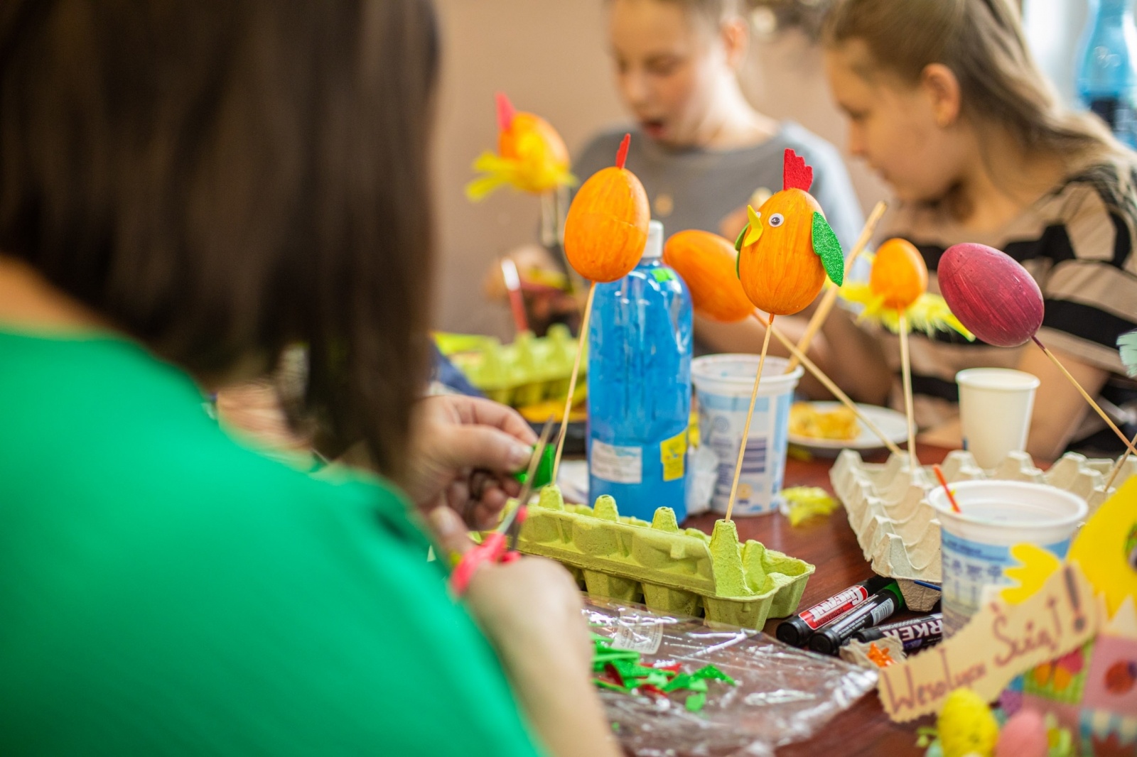 Zdjęcie w galerii na portalu naszraciborz.pl: Kartka z Tkalni w Kietrzu. Nowa formuła wielkanocnego kiermaszu wiadomości z regionu