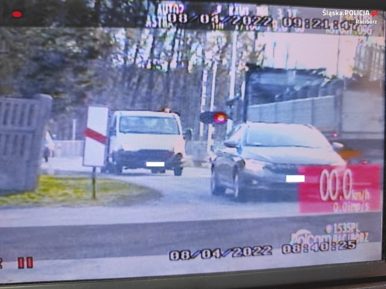 Zdjęcie w galerii na portalu naszraciborz.pl: Tym razem policyjna kamera śledziła przejazd w Szymocicach wiadomości z regionu