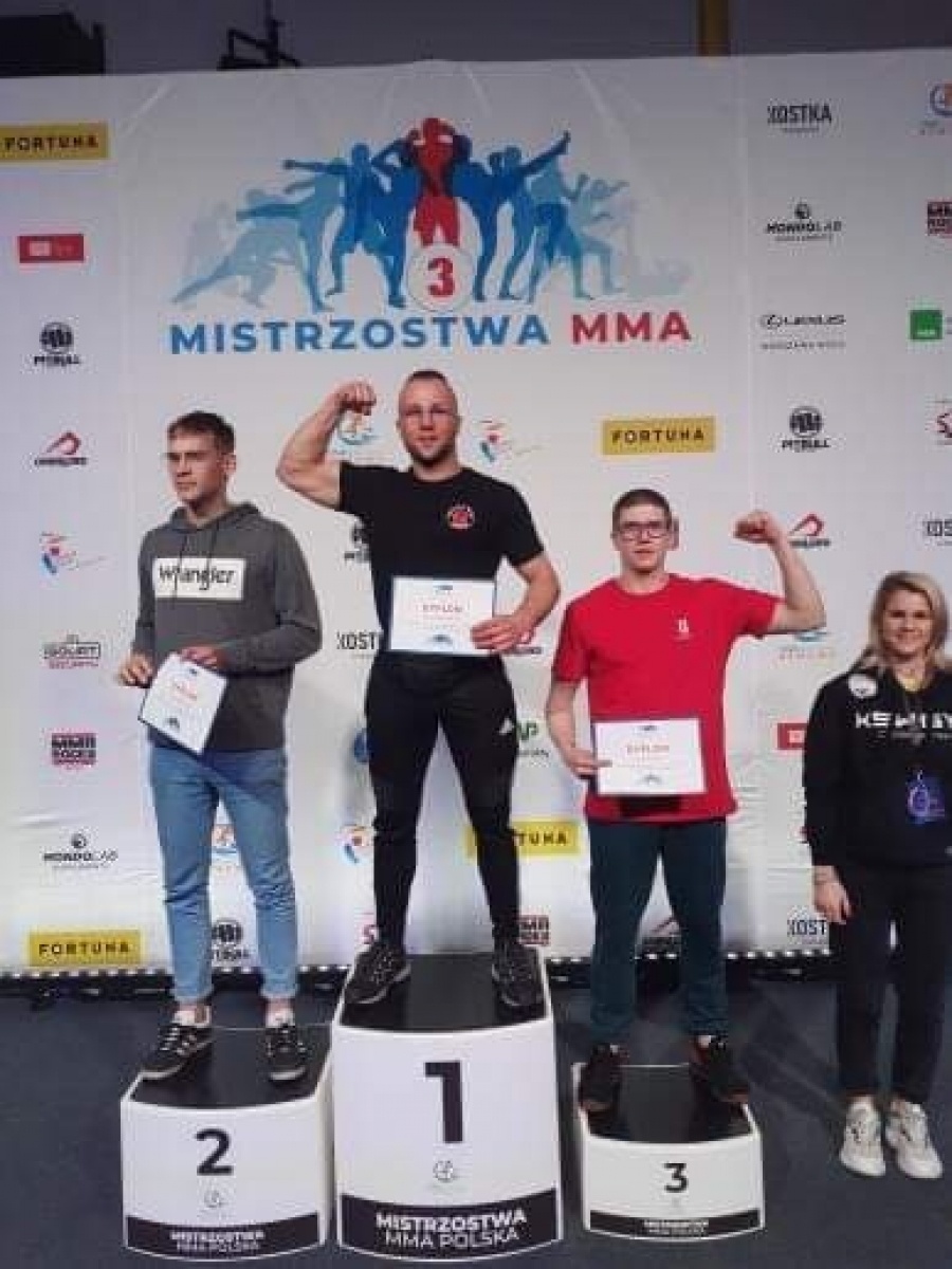 Zdjęcie w galerii na portalu naszraciborz.pl: Raciborzanin z brązem na mistrzostwach Polski MMA wiadomości z regionu