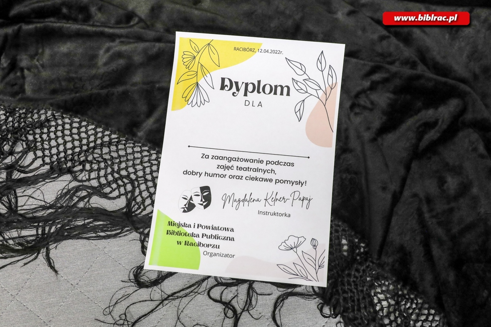 Zdjęcie w galerii na portalu naszraciborz.pl: Biblioteka bez barier zakończyła warsztaty teatralne wiadomości z regionu