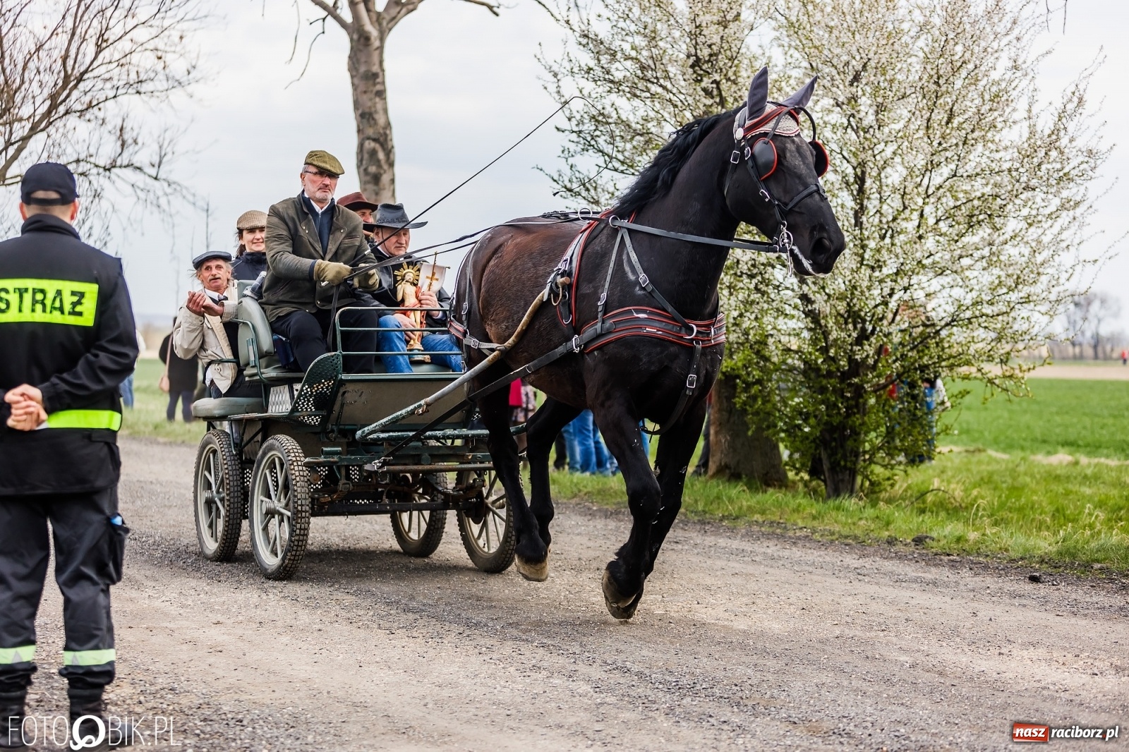Zdjęcie w galerii na portalu naszraciborz.pl: Sudolskie ściganie na koniec rajtowania. Doszło do upadku [FOTO i WIDEO] wiadomości z regionu