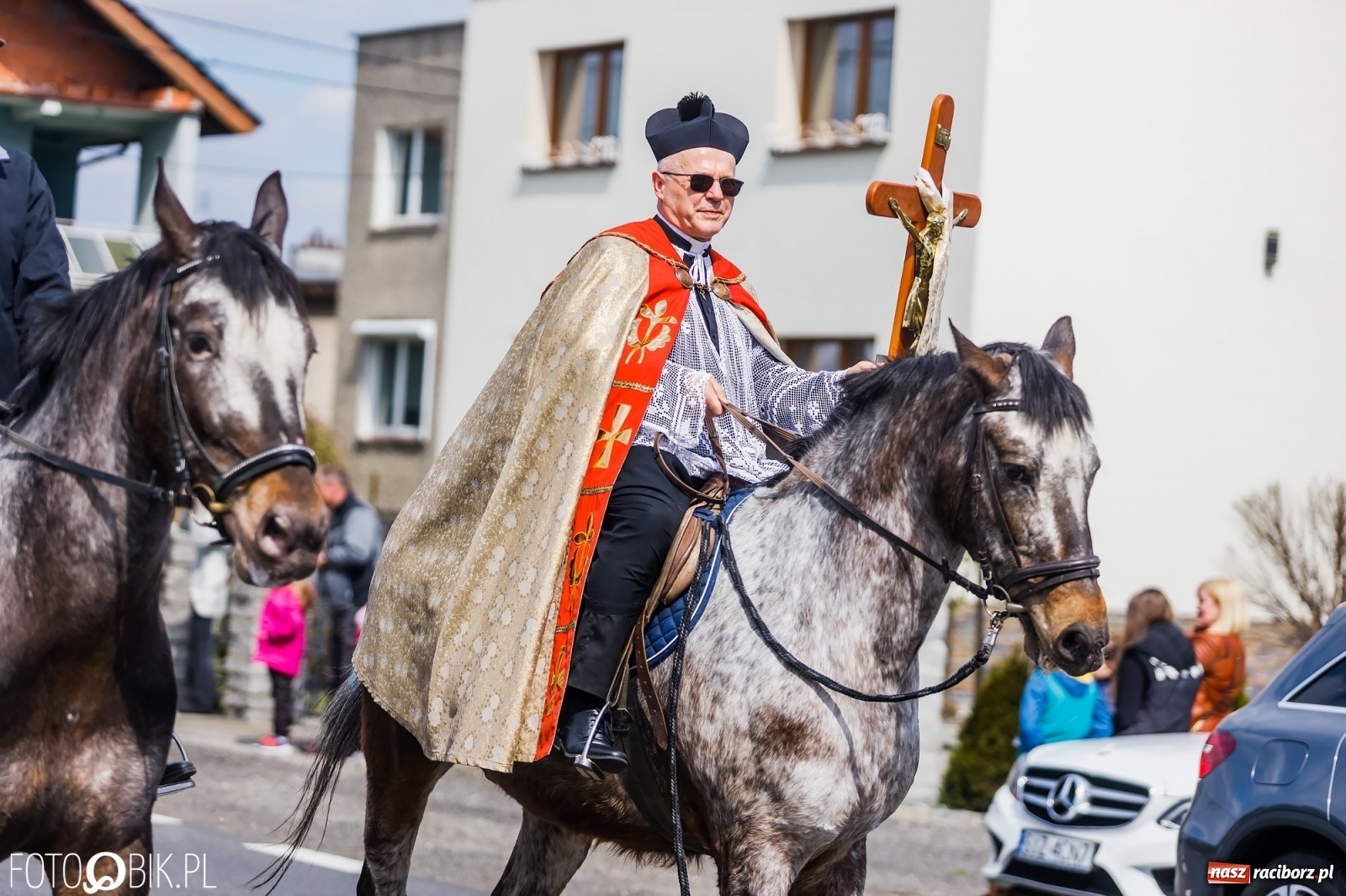 Zdjęcie w galerii na portalu naszraciborz.pl: Procesja konna w Raciborzu-Sudole [FOTO i WIDEO] wiadomości z regionu