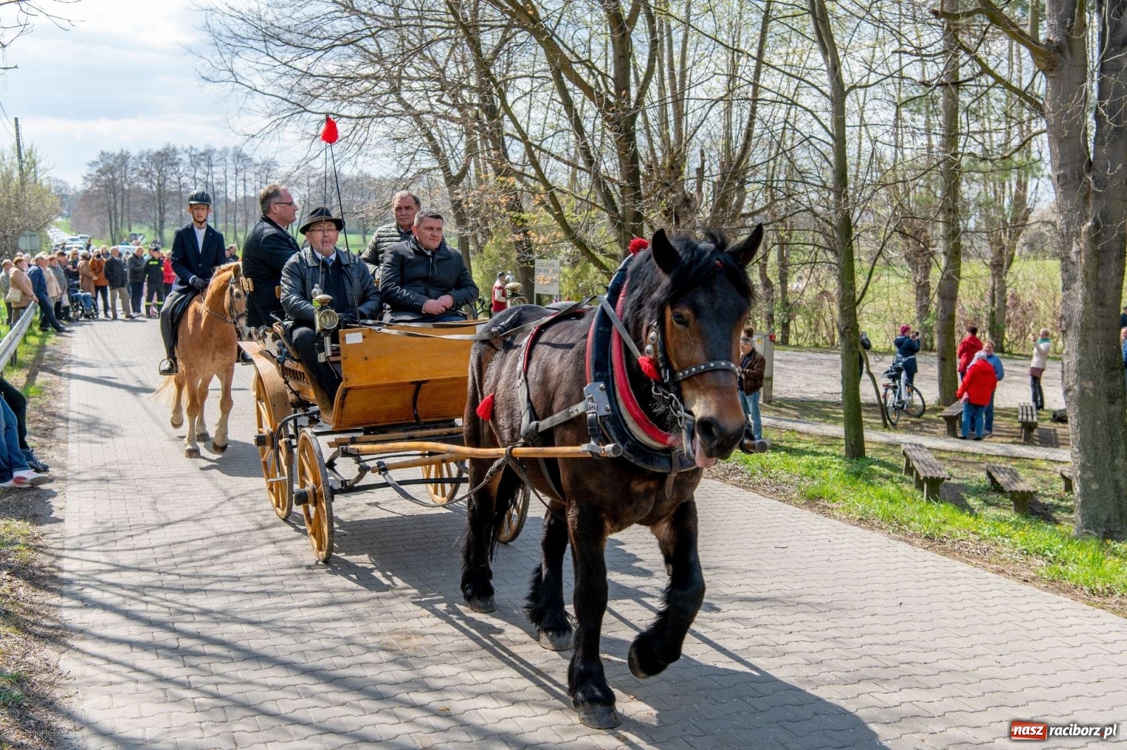 Zdjęcie w galerii na portalu naszraciborz.pl: Wielkanocna procesja konna w Pietrowicach Wielkich [PROGRAM] wiadomości z regionu