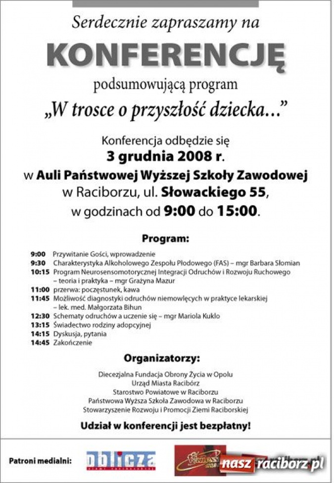 Zdjęcie w galerii na portalu naszraciborz.pl: Konferencja o FAS wiadomości z regionu