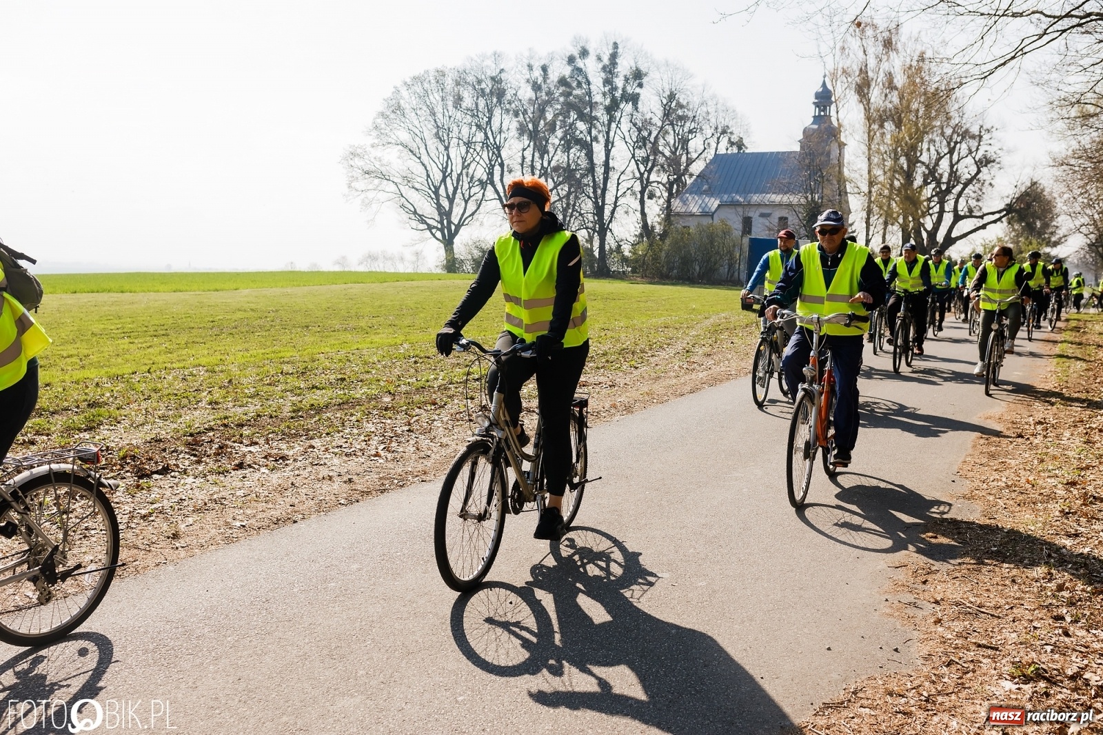 Zdjęcie w galerii na portalu naszraciborz.pl: Wiosna radosna. Rajd rowerowy przez Gminę Krzyżanowice wiadomości z regionu