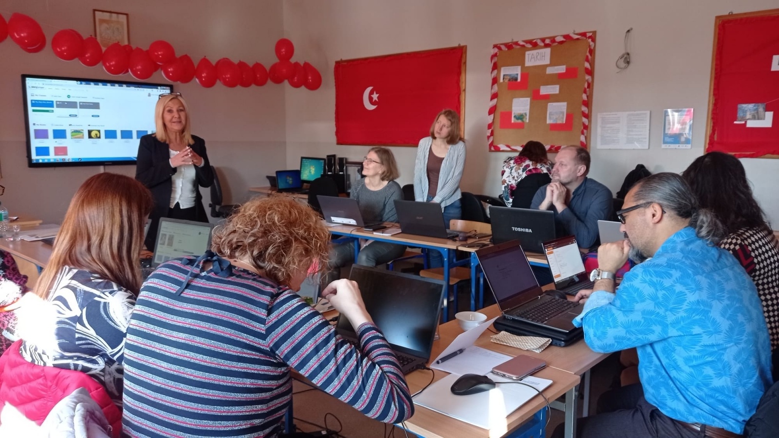 Zdjęcie w galerii na portalu naszraciborz.pl: My Digi Edu World. Spotkanie projektowe Erasmus+ w ZSP numer 4 wiadomości z regionu