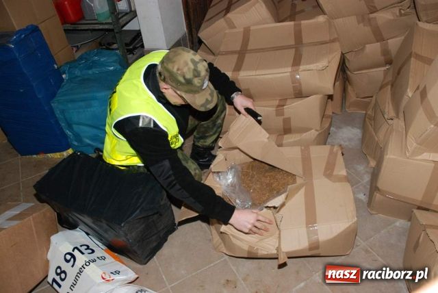 Zdjęcie w galerii na portalu naszraciborz.pl: Zlikwidowana przydomowa hurtownia nielegalnych wyrobów akcyzowych wiadomości z regionu