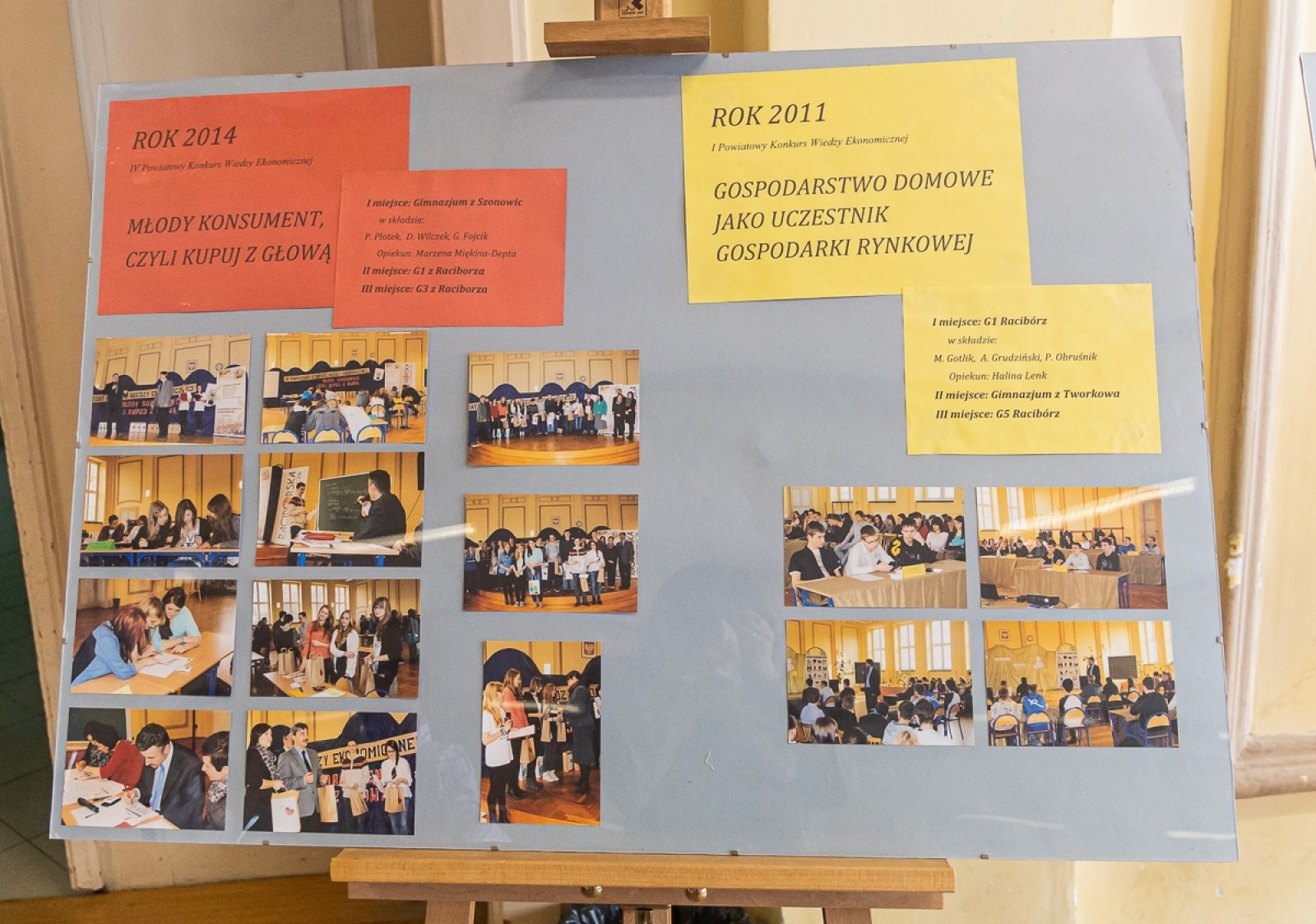 Zdjęcie w galerii na portalu naszraciborz.pl: SP 1 najlepsza w konkursie wiedzy ekonomicznej w Ekonomiku wiadomości z regionu