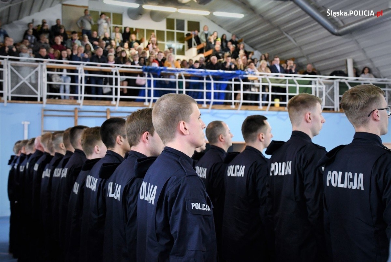 Zdjęcie w galerii na portalu naszraciborz.pl: Ślubowanie nowych policjantów śląskiego garnizonu wiadomości z regionu