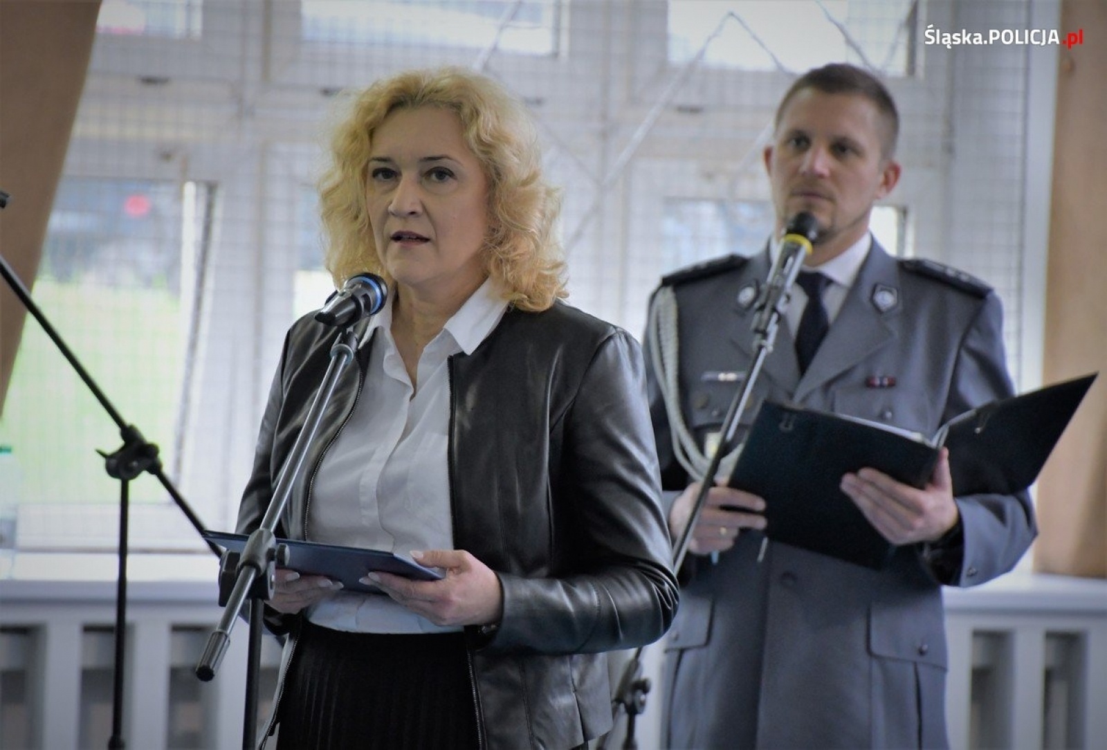 Zdjęcie w galerii na portalu naszraciborz.pl: Ślubowanie nowych policjantów śląskiego garnizonu wiadomości z regionu