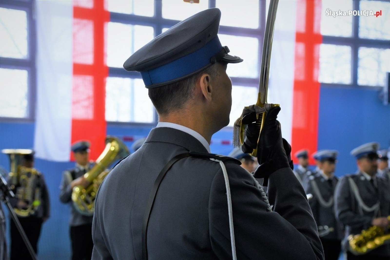 Zdjęcie w galerii na portalu naszraciborz.pl: Ślubowanie nowych policjantów śląskiego garnizonu wiadomości z regionu