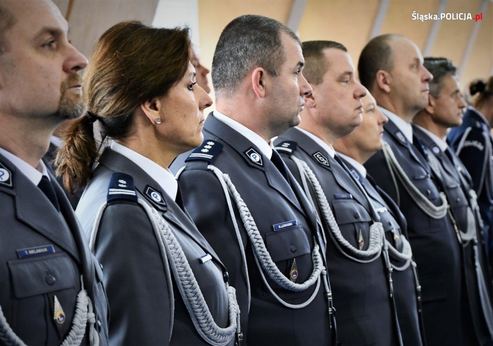 Zdjęcie w galerii na portalu naszraciborz.pl: Ślubowanie nowych policjantów śląskiego garnizonu wiadomości z regionu
