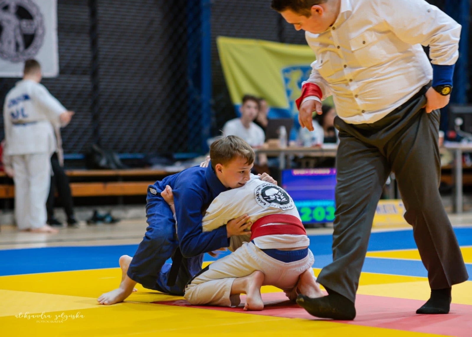 Zdjęcie w galerii na portalu naszraciborz.pl: Łamatorzy na podium w katowickim Spodku wiadomości z regionu