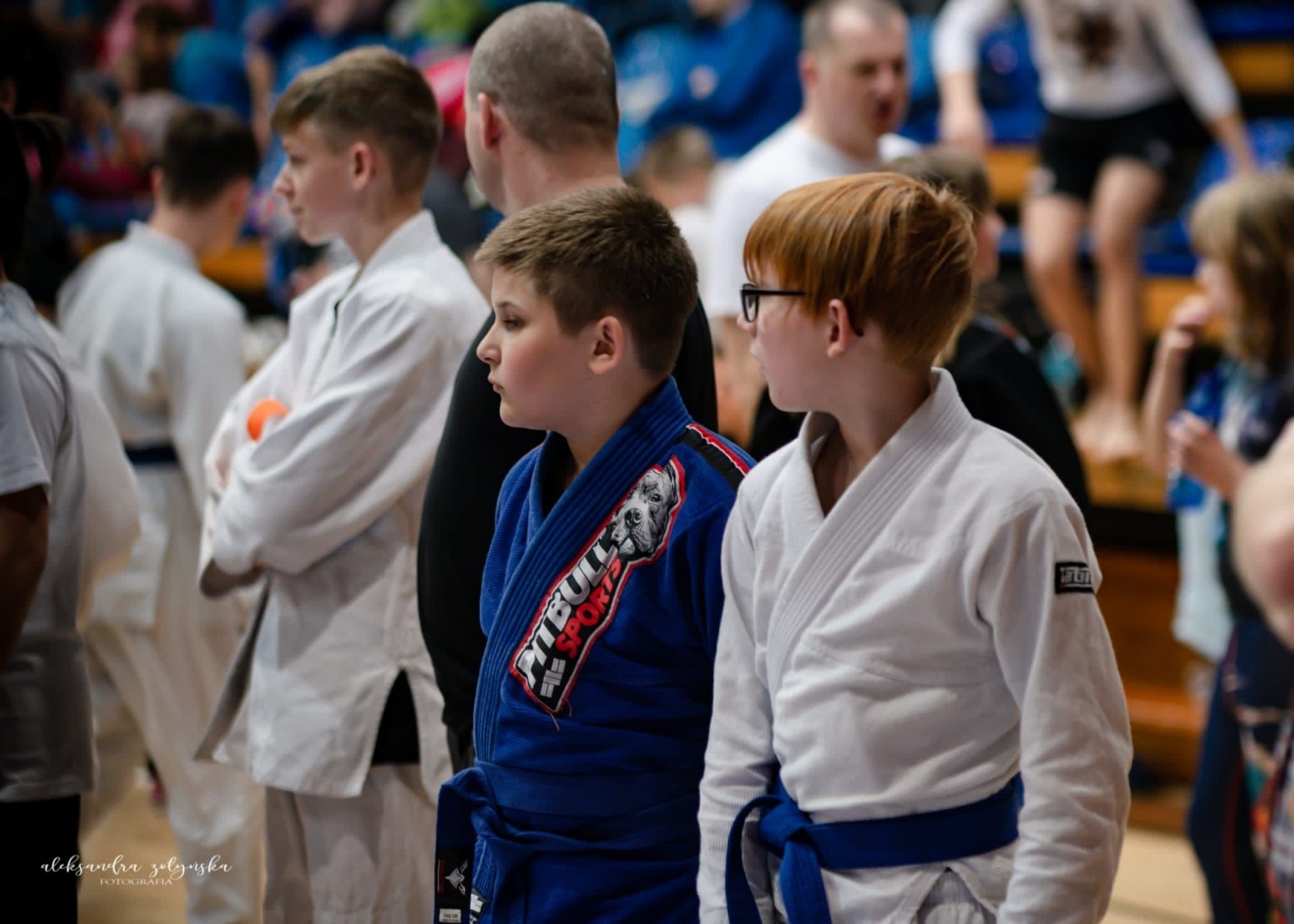 Zdjęcie w galerii na portalu naszraciborz.pl: Łamatorzy na podium w katowickim Spodku wiadomości z regionu