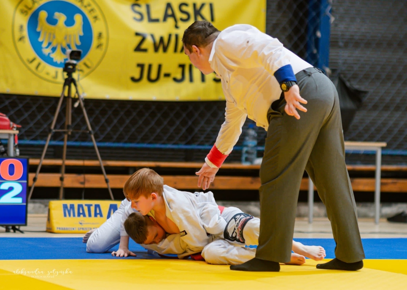 Zdjęcie w galerii na portalu naszraciborz.pl: Łamatorzy na podium w katowickim Spodku wiadomości z regionu