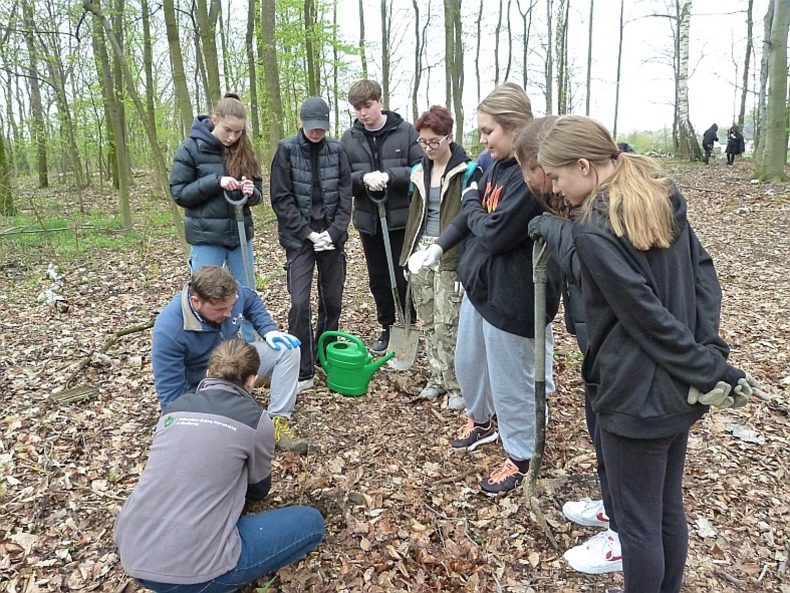 Zdjęcie w galerii na portalu naszraciborz.pl: Wokół Arboretum Bramy Morawskiej posadzono nowy las wiadomości z regionu