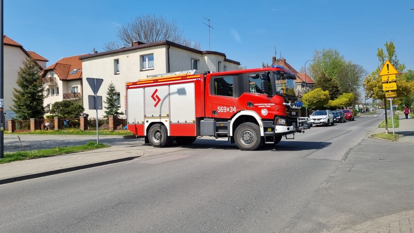 Zdjęcie w galerii na portalu naszraciborz.pl: Dym nad Deichmannem. Akcja straży pożarnej na Opawskiej [FOTO] wiadomości z regionu