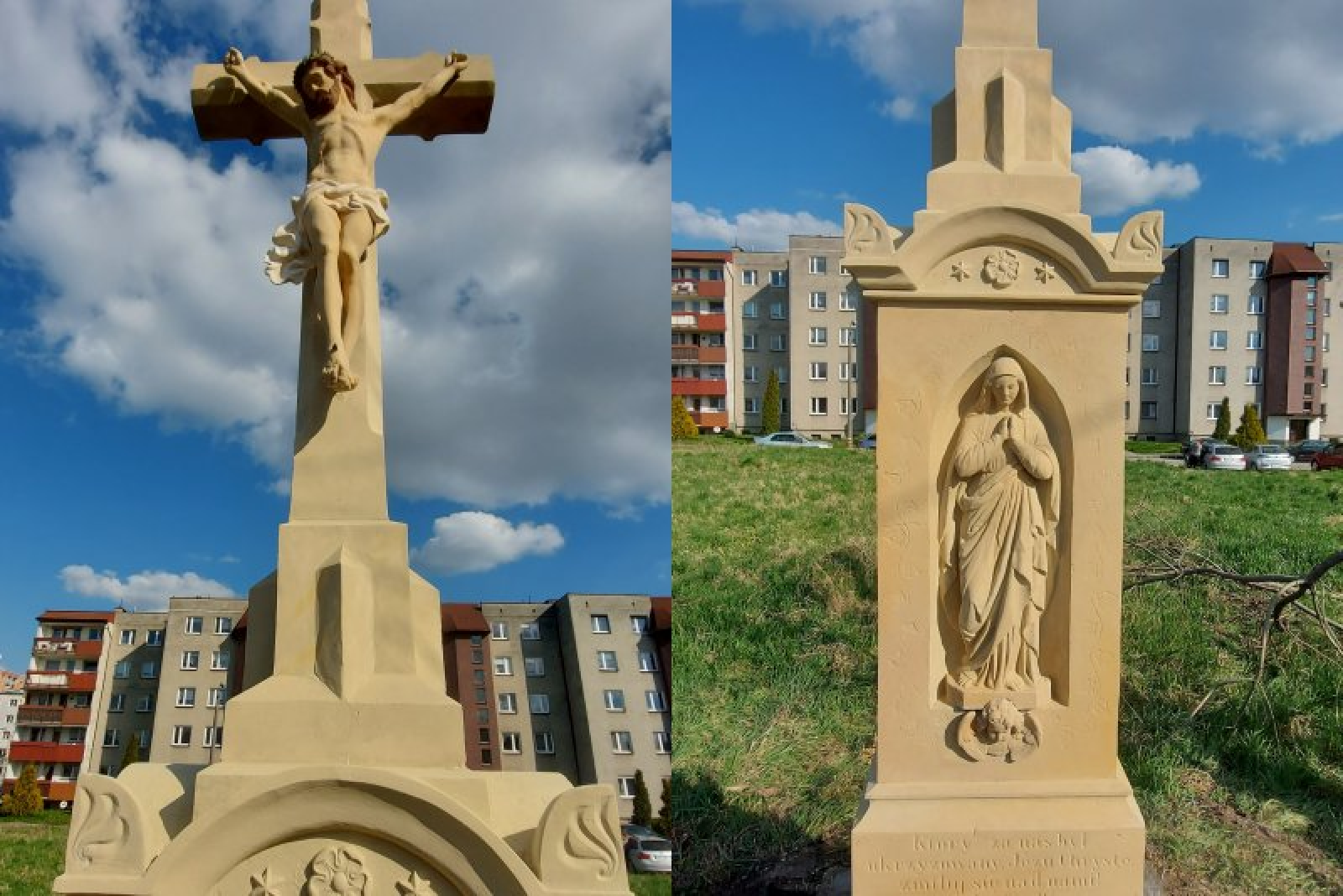 Zdjęcie w galerii na portalu naszraciborz.pl: Kolejne dwa raciborskie krzyże odnowione wiadomości z regionu